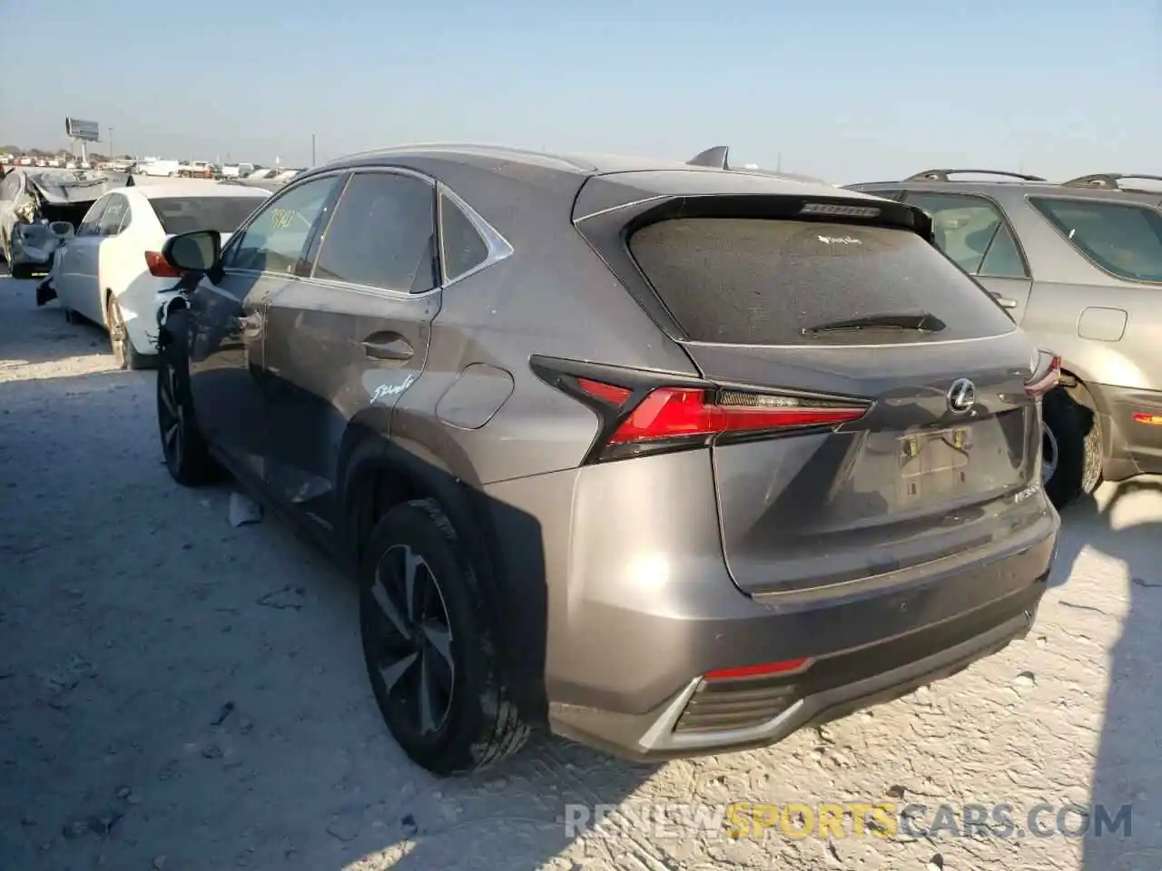 3 Фотография поврежденного автомобиля JTJBJRBZ9K2116310 LEXUS NX 2019