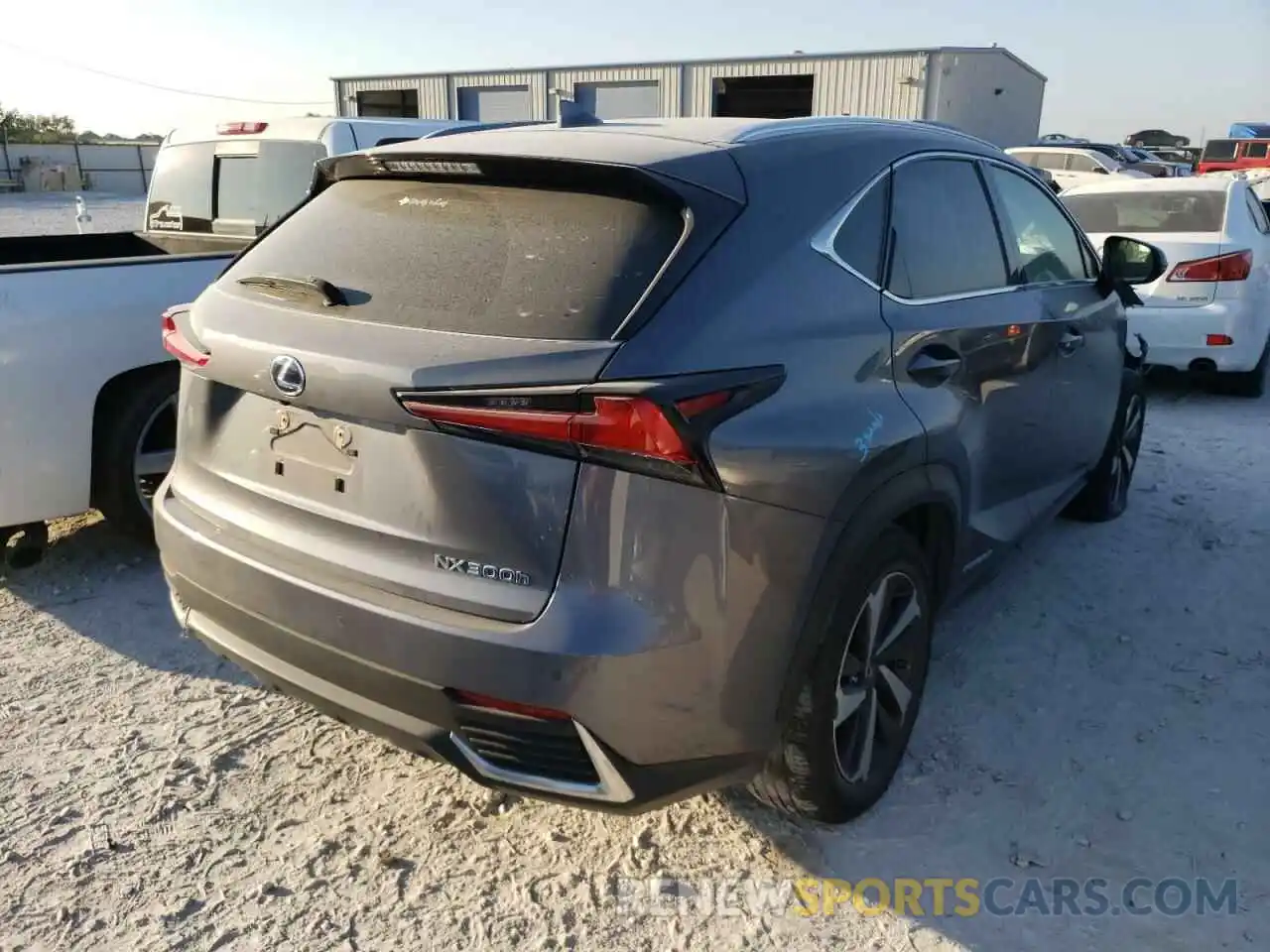 4 Фотография поврежденного автомобиля JTJBJRBZ9K2116310 LEXUS NX 2019