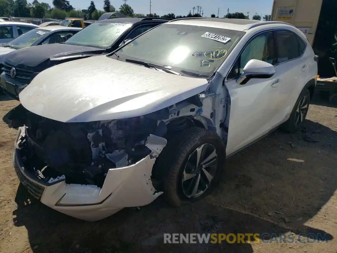 2 Photograph of a damaged car JTJBJRBZ9K2123256 LEXUS NX 2019