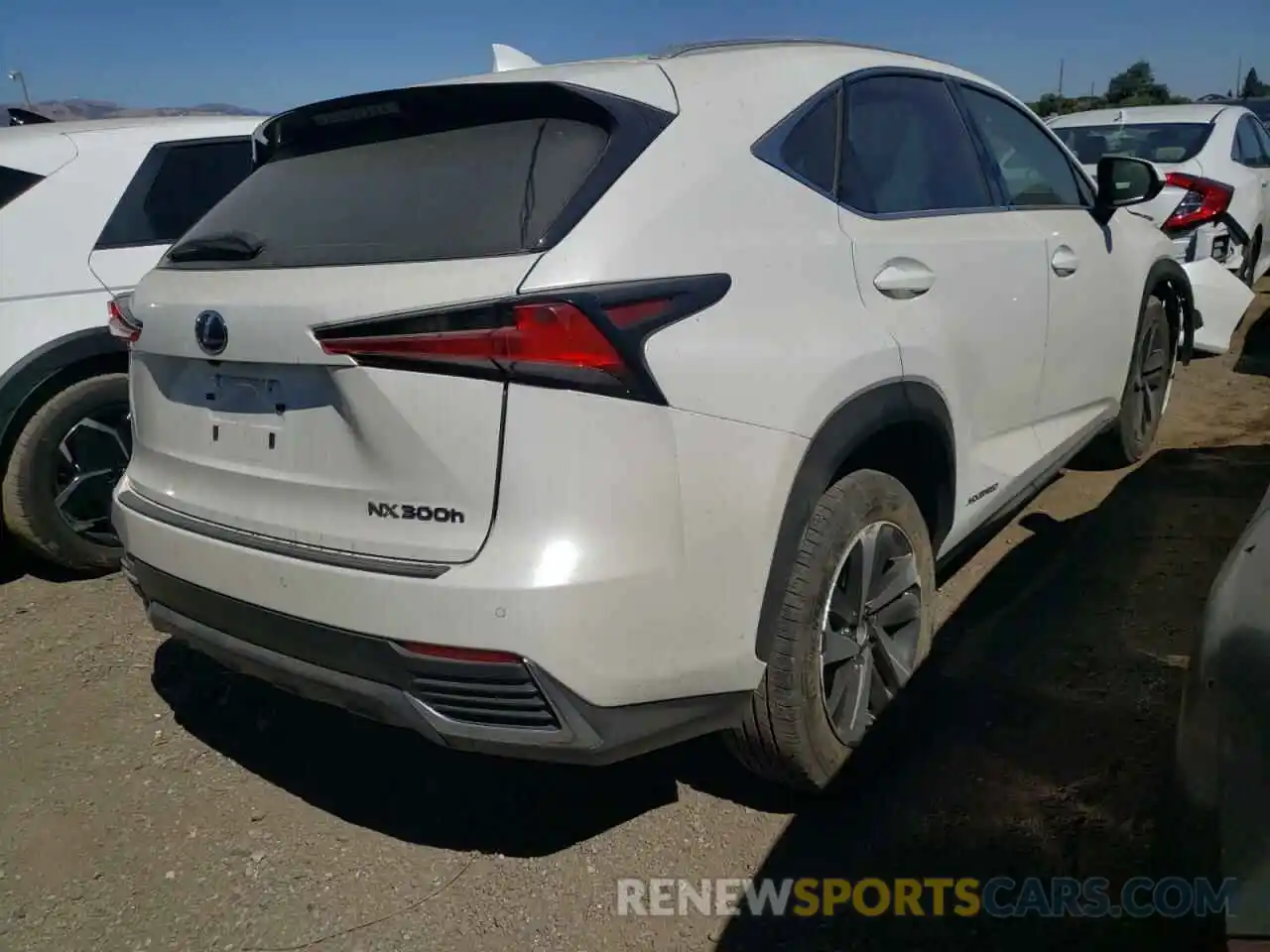 4 Фотография поврежденного автомобиля JTJBJRBZ9K2123256 LEXUS NX 2019