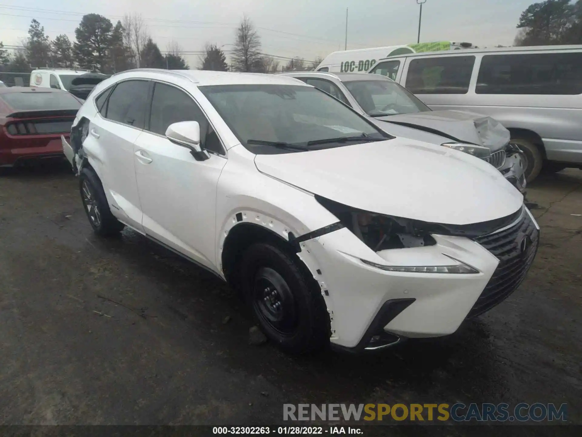 1 Photograph of a damaged car JTJBJRBZ9K2124777 LEXUS NX 2019