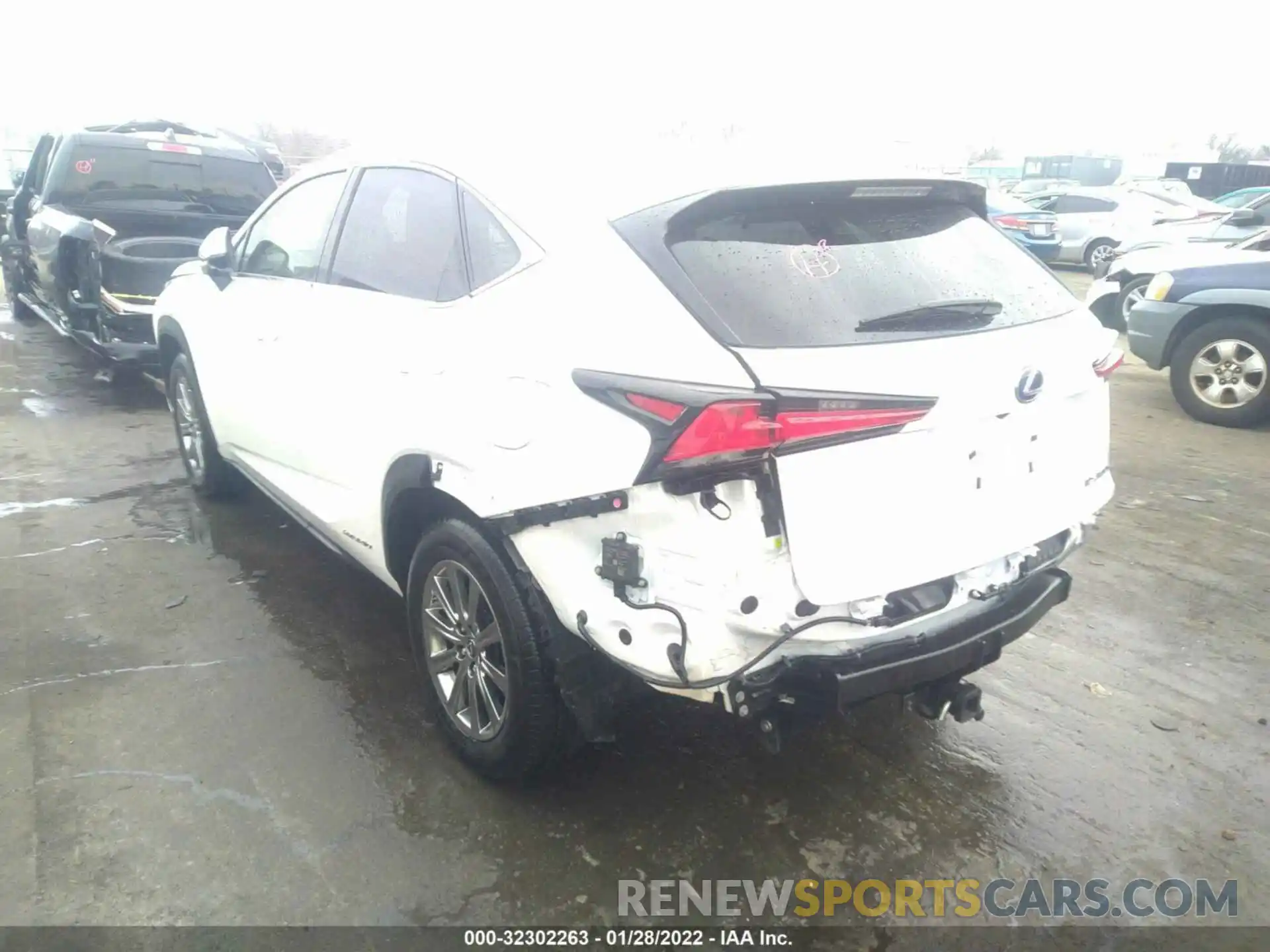 3 Фотография поврежденного автомобиля JTJBJRBZ9K2124777 LEXUS NX 2019