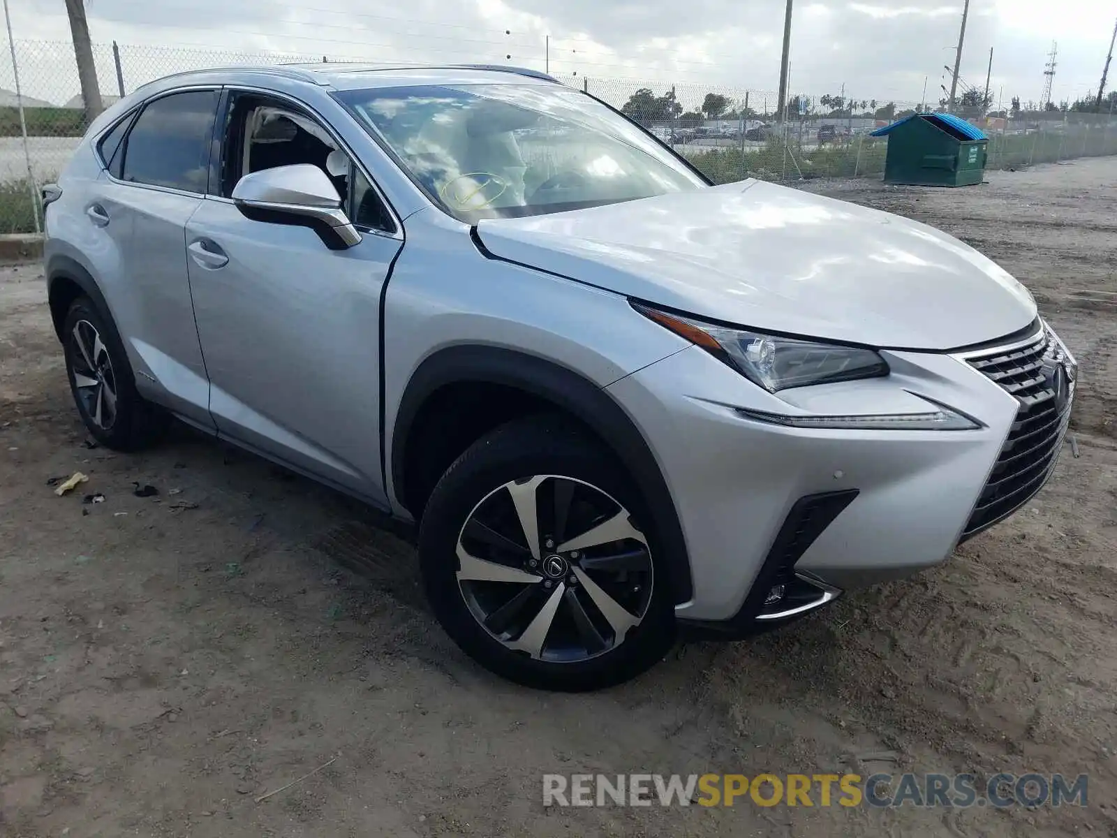 1 Photograph of a damaged car JTJBJRBZXK2098139 LEXUS NX 2019