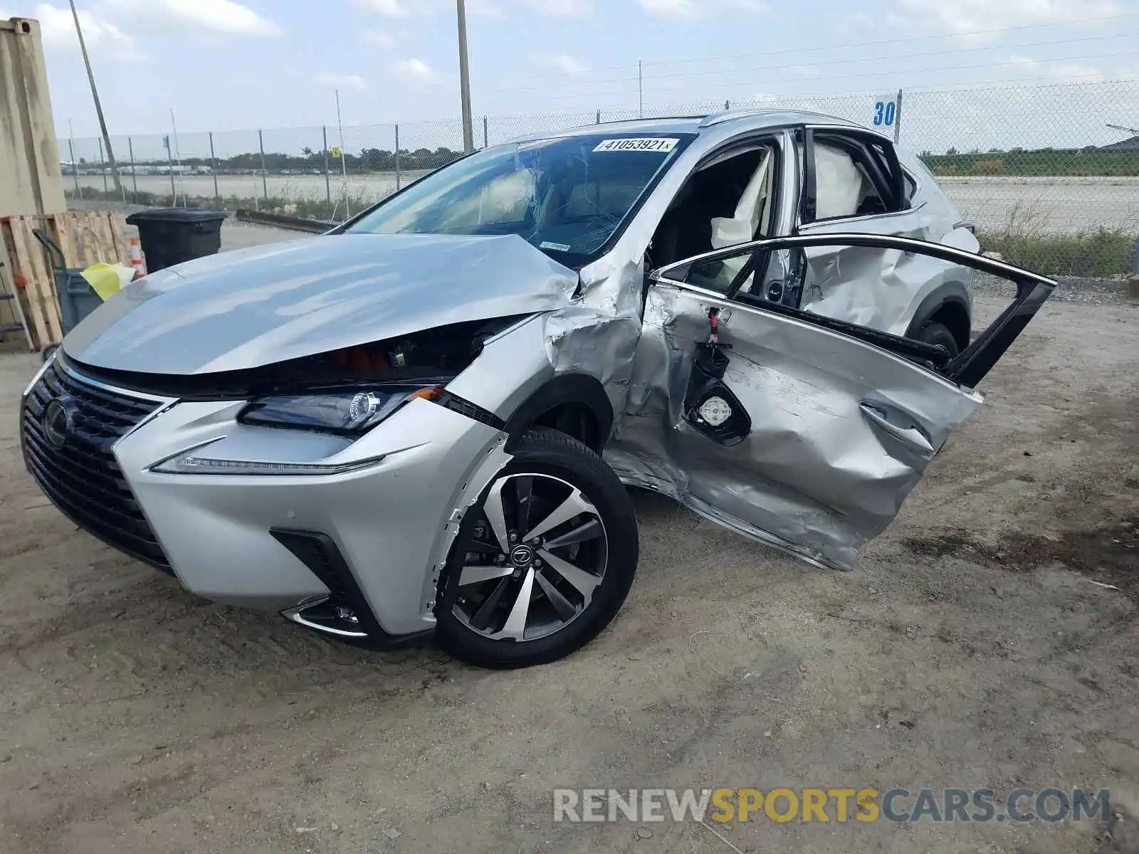 2 Photograph of a damaged car JTJBJRBZXK2098139 LEXUS NX 2019