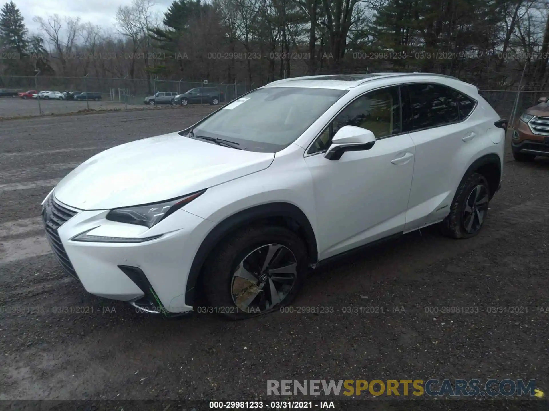 2 Фотография поврежденного автомобиля JTJBJRBZXK2098609 LEXUS NX 2019