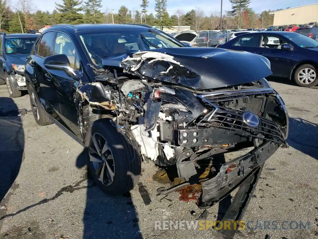 1 Photograph of a damaged car JTJBJRBZXK2099193 LEXUS NX 2019