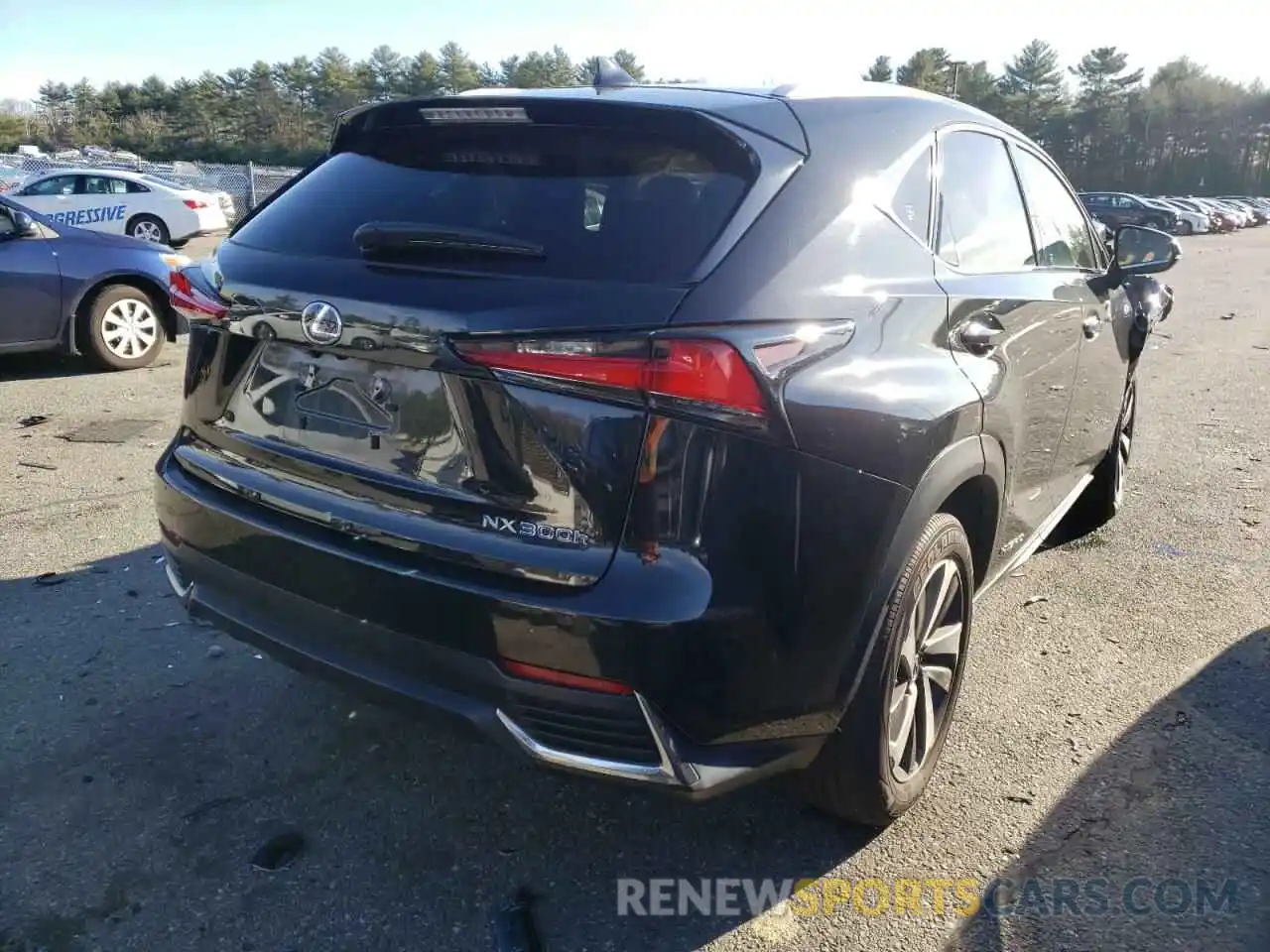 4 Photograph of a damaged car JTJBJRBZXK2099193 LEXUS NX 2019