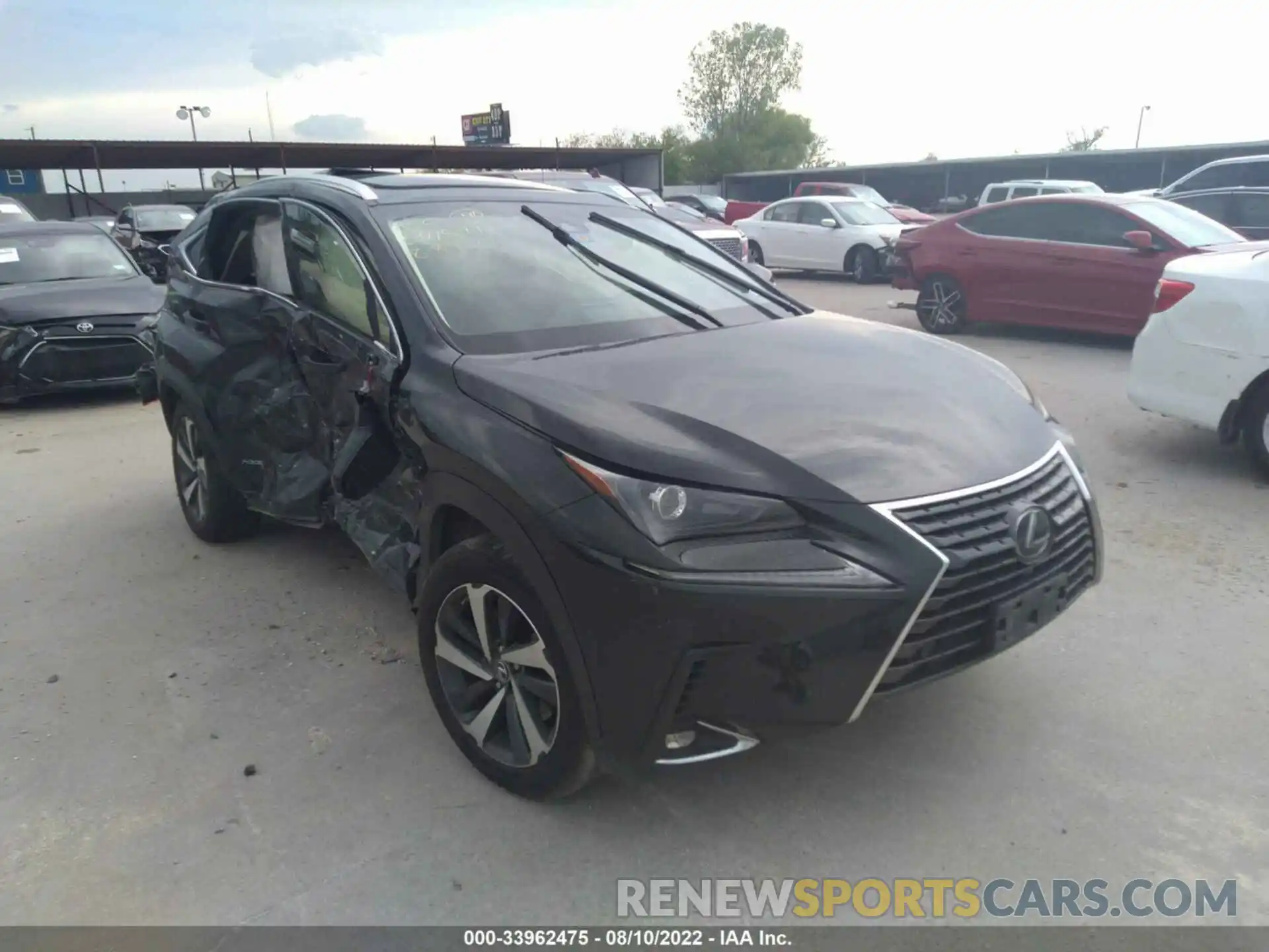 1 Photograph of a damaged car JTJBJRBZXK2103548 LEXUS NX 2019