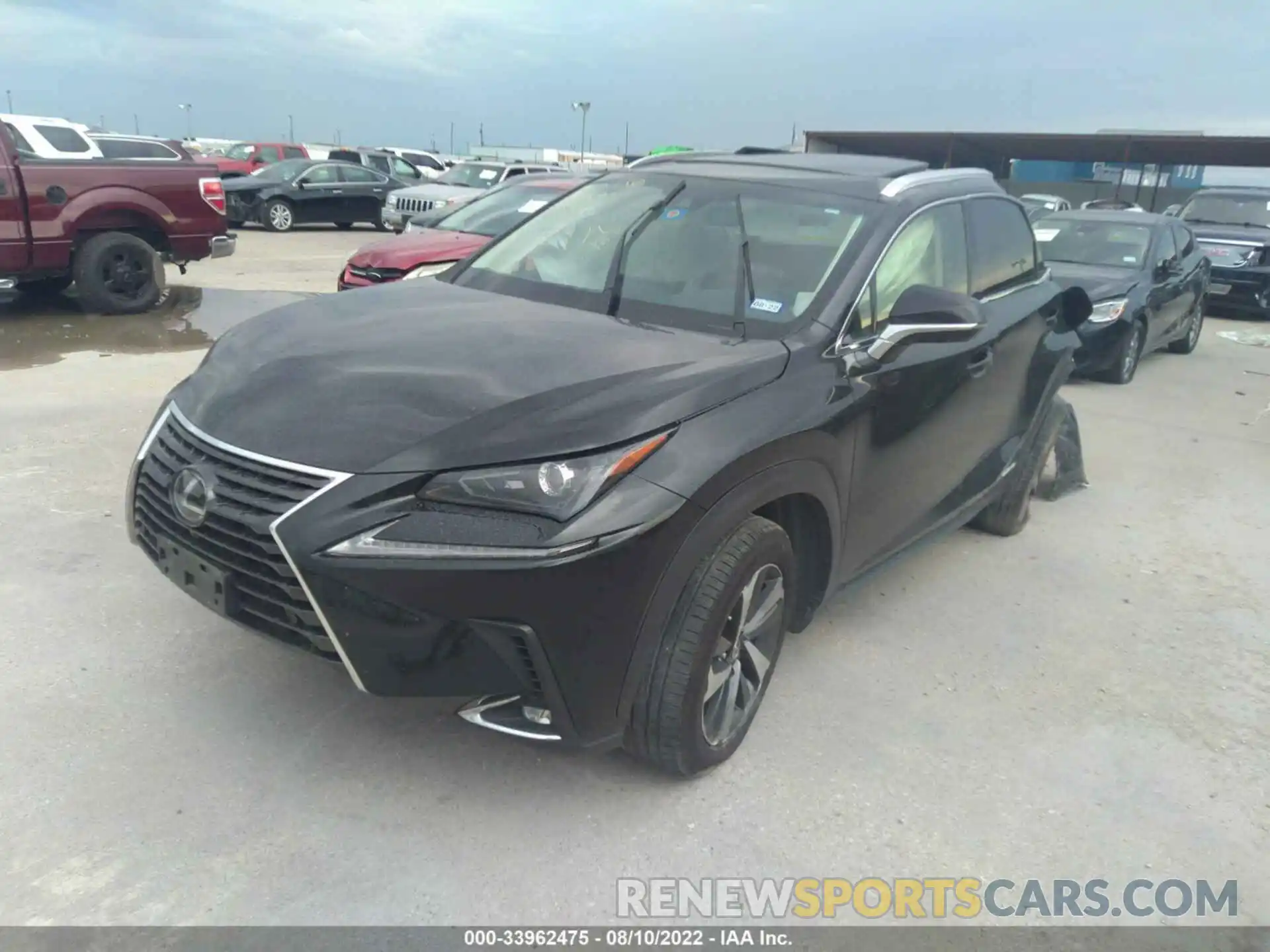 2 Photograph of a damaged car JTJBJRBZXK2103548 LEXUS NX 2019