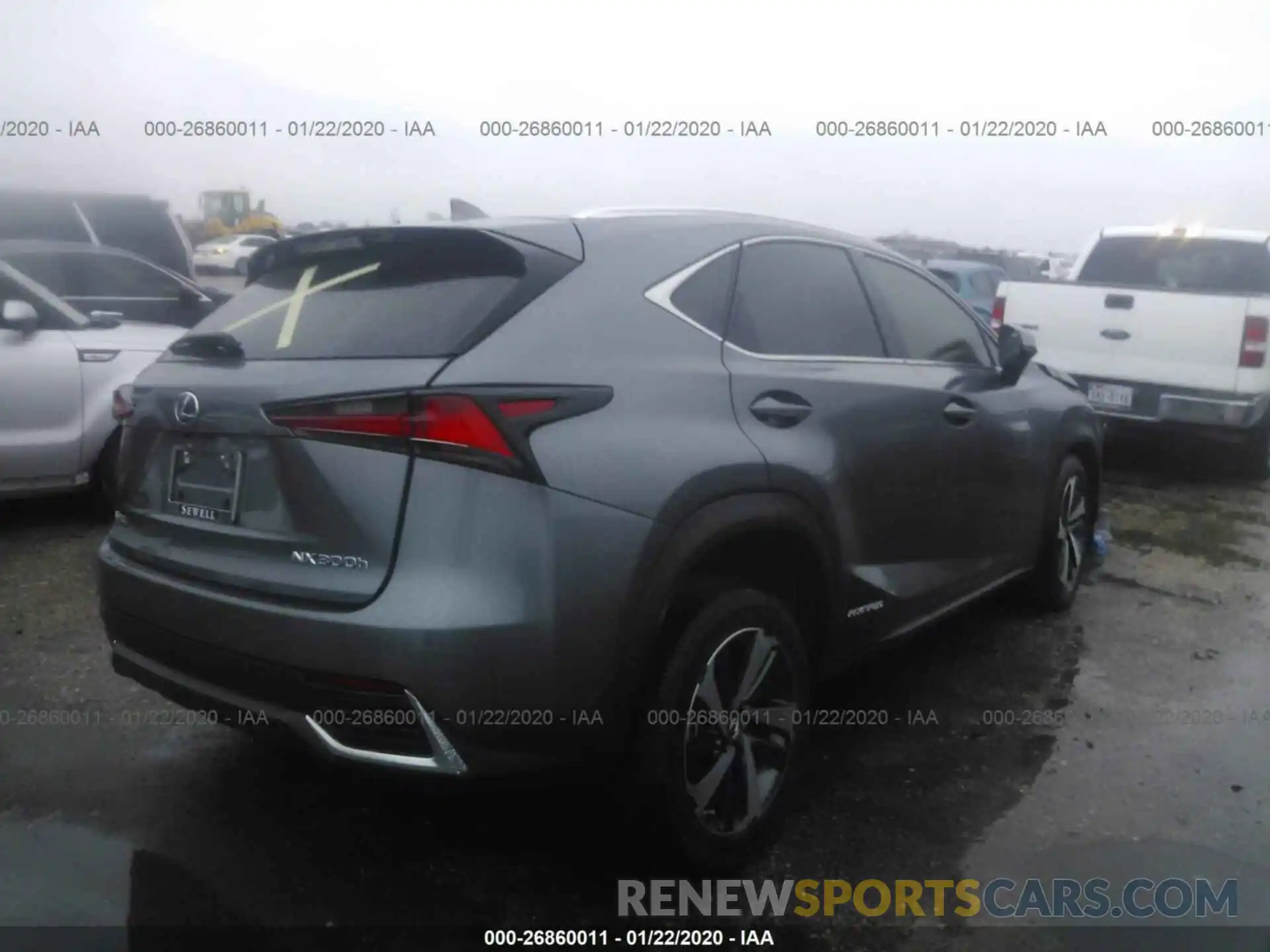 4 Фотография поврежденного автомобиля JTJBJRBZXK2110158 LEXUS NX 2019