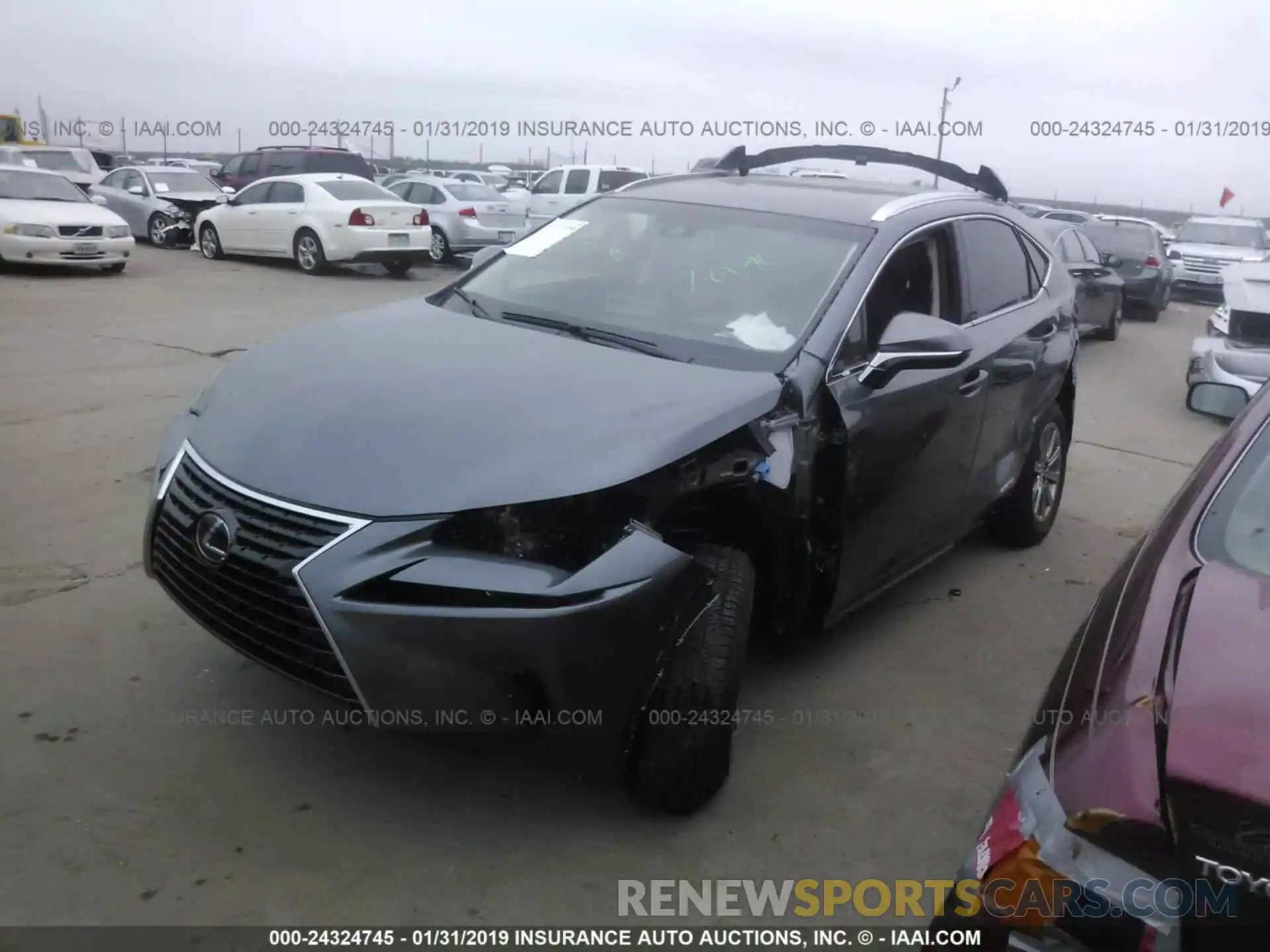 2 Photograph of a damaged car JTJBJRBZXK2112217 LEXUS NX 2019