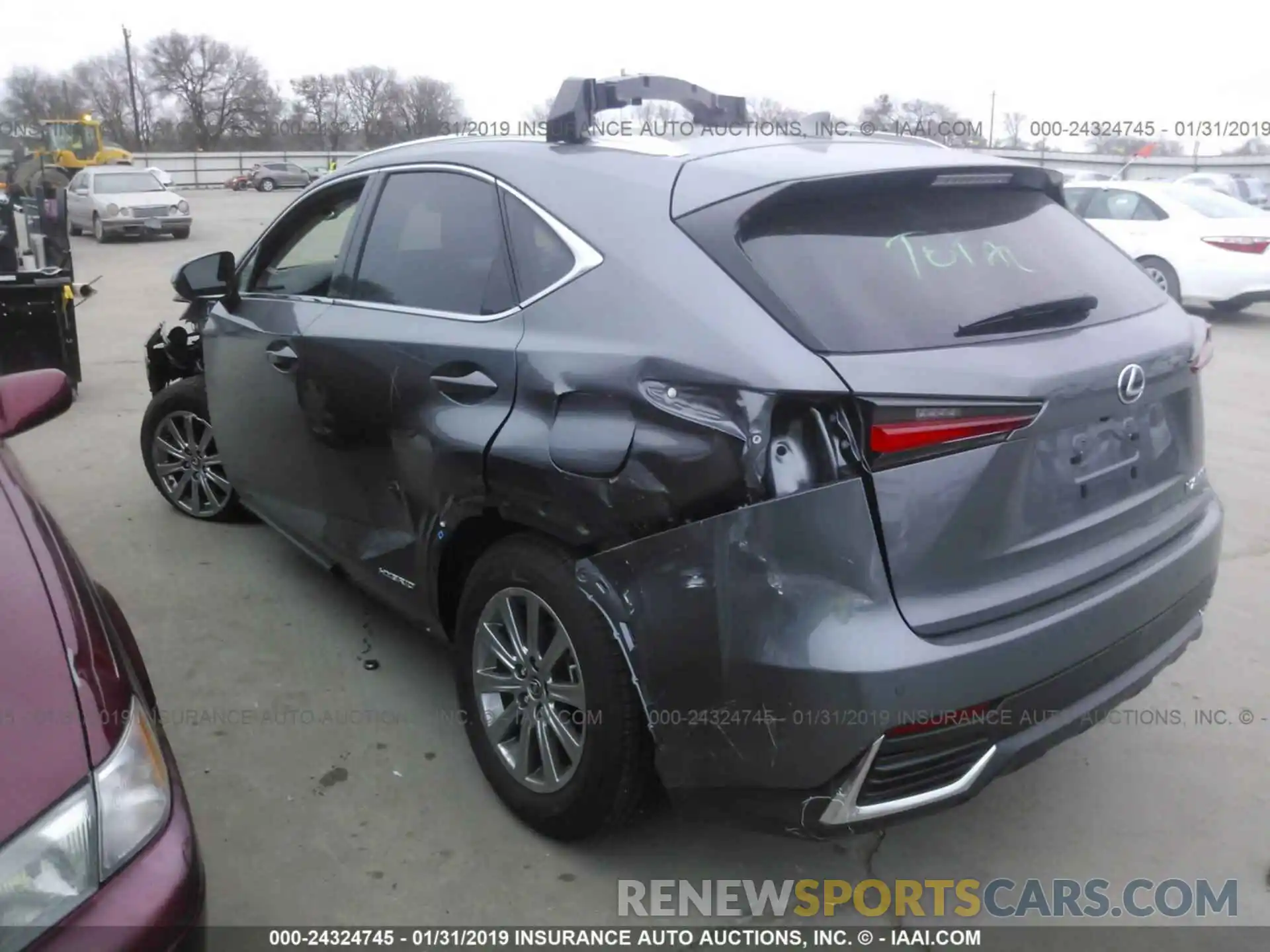 3 Photograph of a damaged car JTJBJRBZXK2112217 LEXUS NX 2019