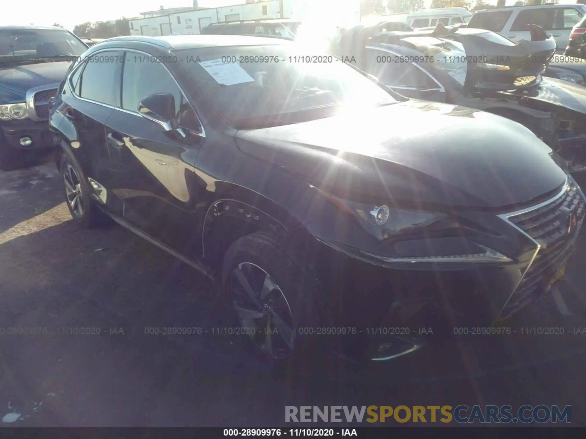 1 Photograph of a damaged car JTJBJRBZXK2115053 LEXUS NX 2019