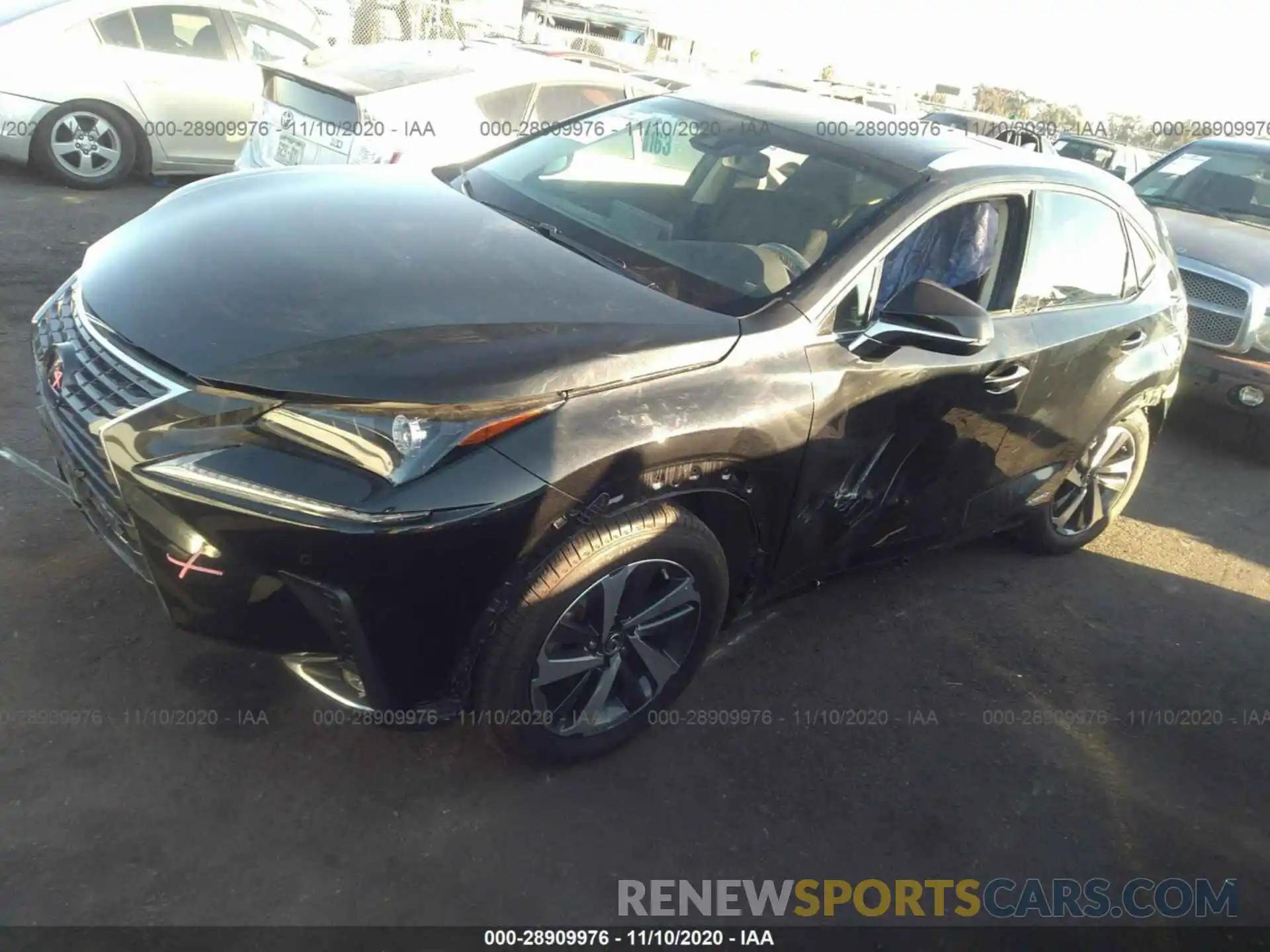 2 Photograph of a damaged car JTJBJRBZXK2115053 LEXUS NX 2019