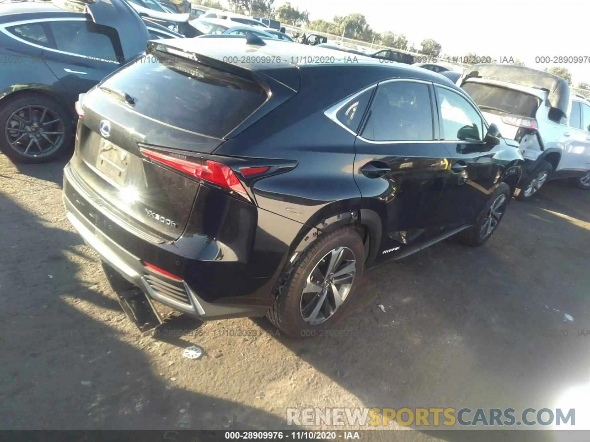 4 Фотография поврежденного автомобиля JTJBJRBZXK2115053 LEXUS NX 2019