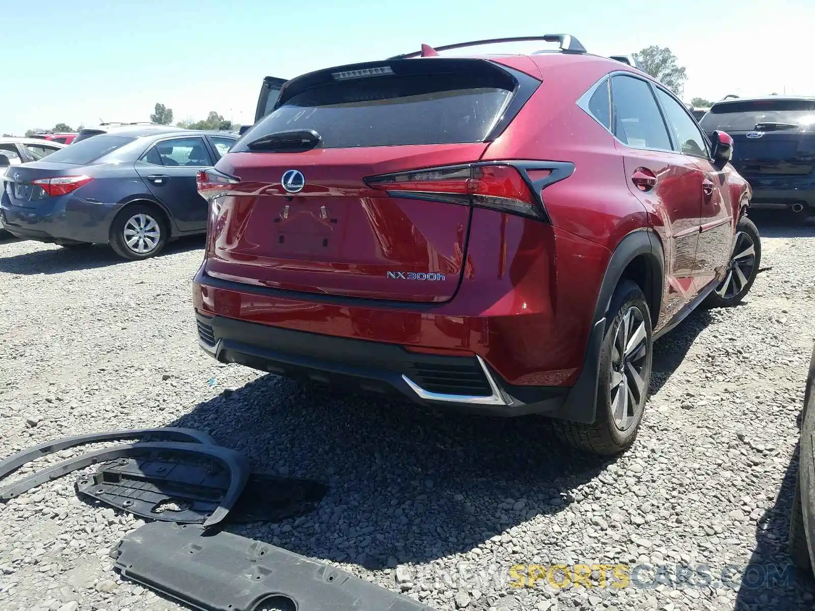 4 Фотография поврежденного автомобиля JTJBJRBZXK2117658 LEXUS NX 2019