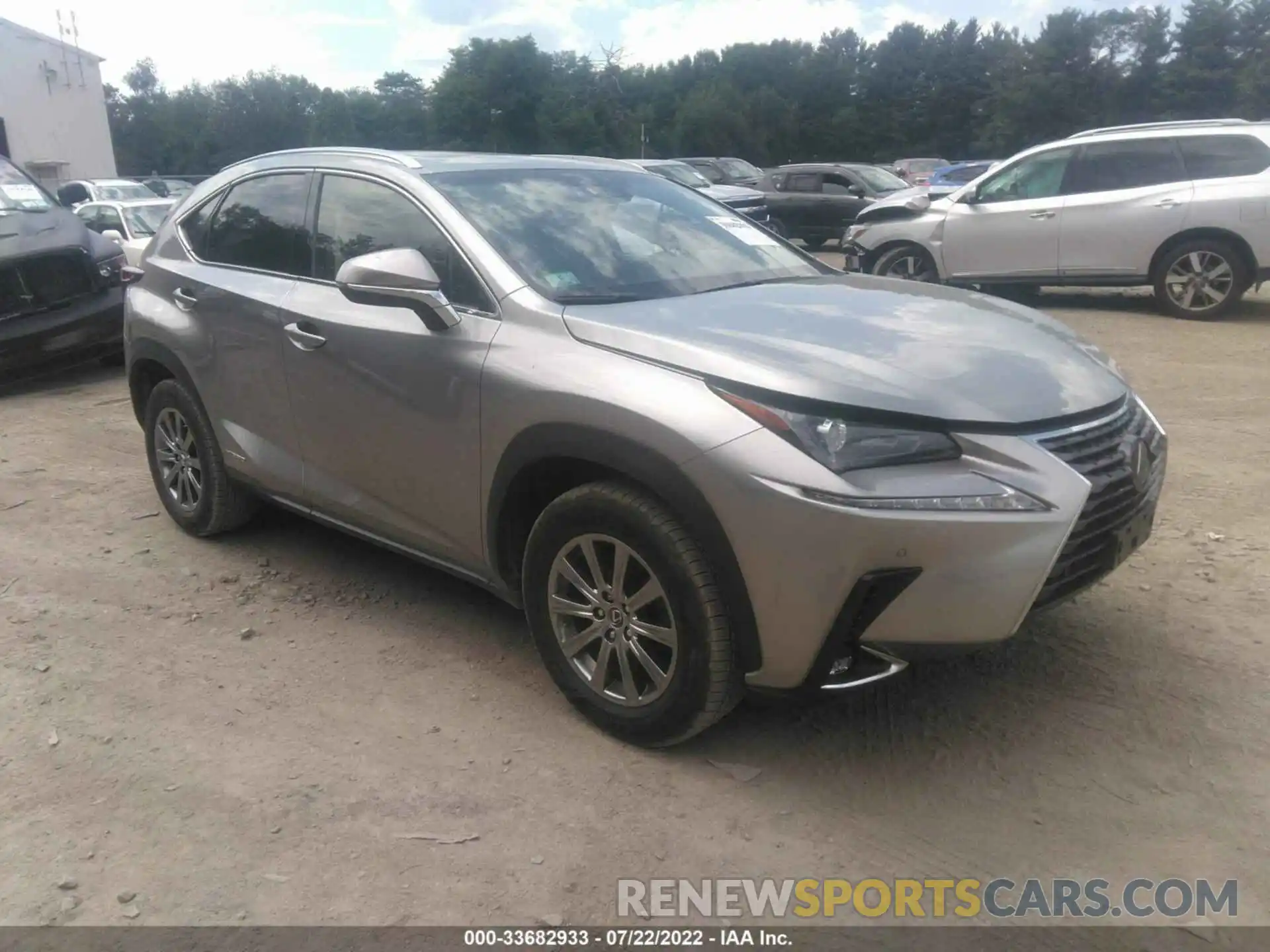 1 Photograph of a damaged car JTJBJRBZXK2122519 LEXUS NX 2019