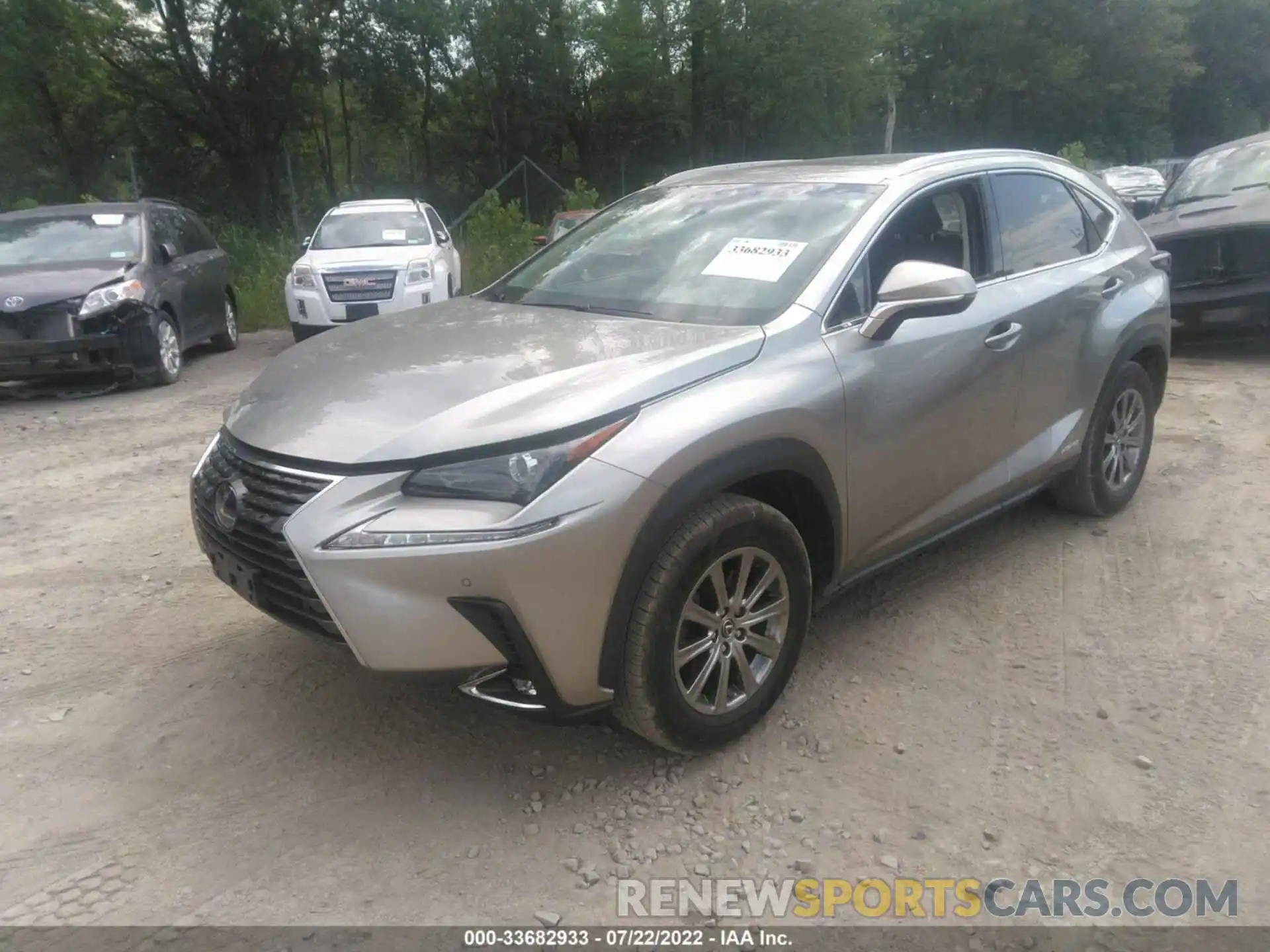 2 Photograph of a damaged car JTJBJRBZXK2122519 LEXUS NX 2019