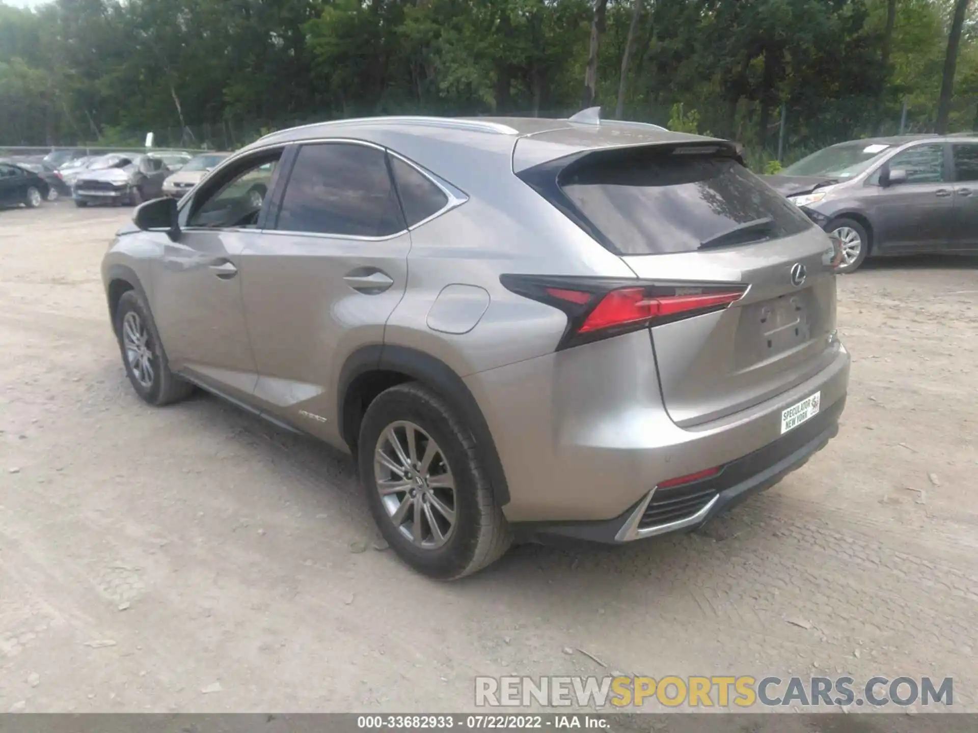 3 Photograph of a damaged car JTJBJRBZXK2122519 LEXUS NX 2019