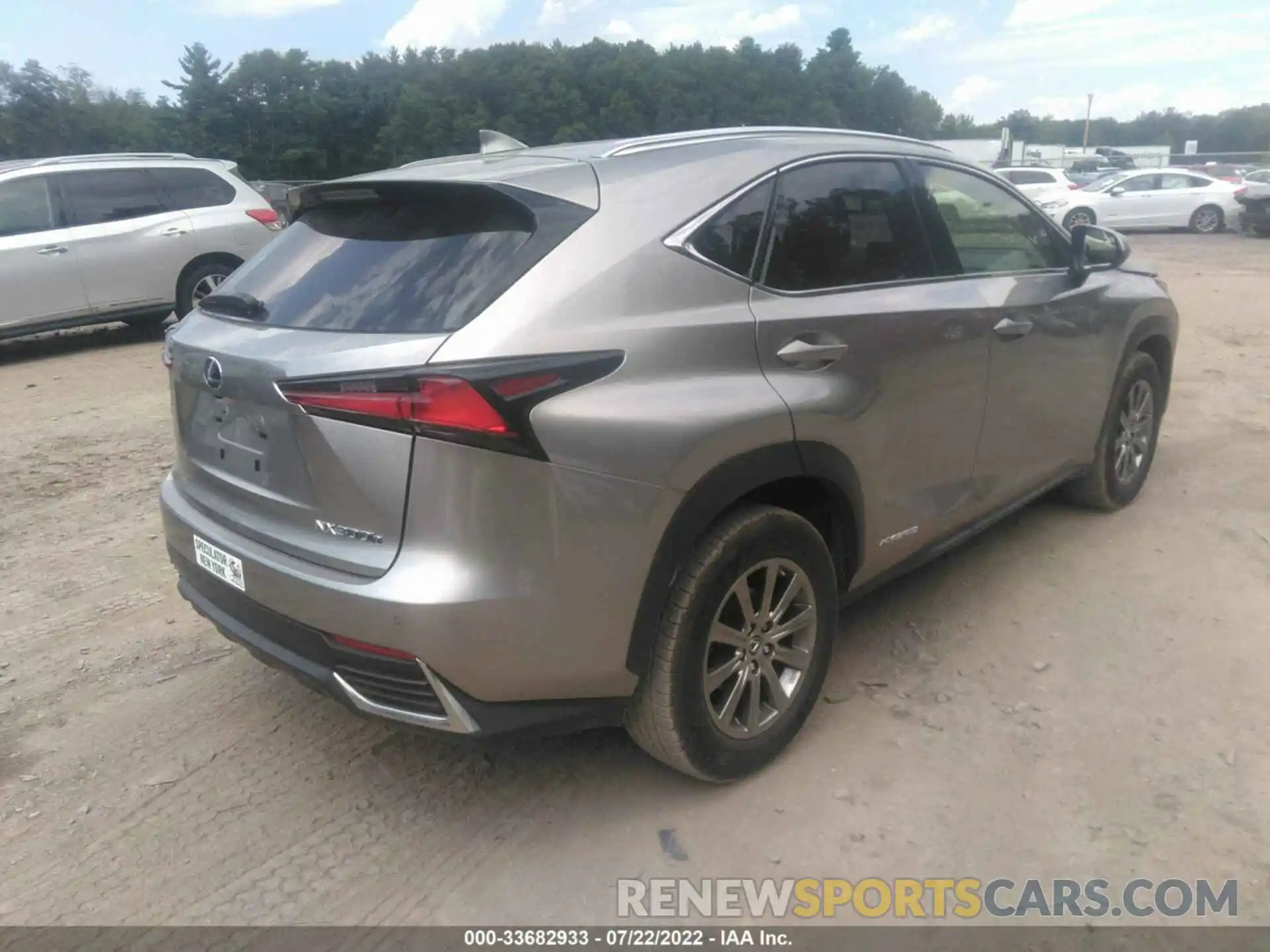 4 Photograph of a damaged car JTJBJRBZXK2122519 LEXUS NX 2019