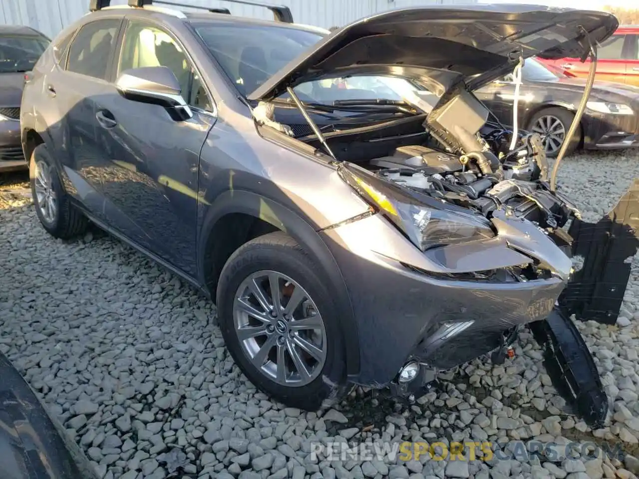 1 Photograph of a damaged car JTJDARDZ2L2234822 LEXUS NX 2019