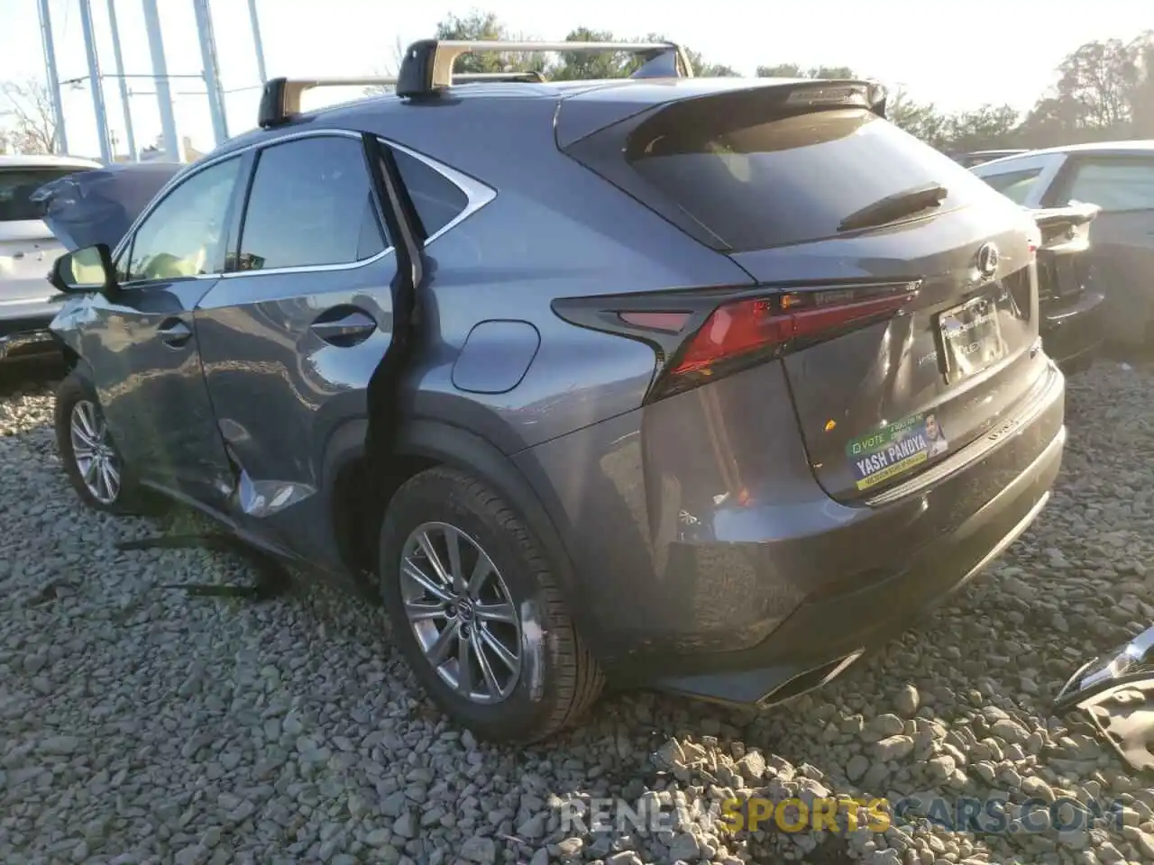 3 Фотография поврежденного автомобиля JTJDARDZ2L2234822 LEXUS NX 2019