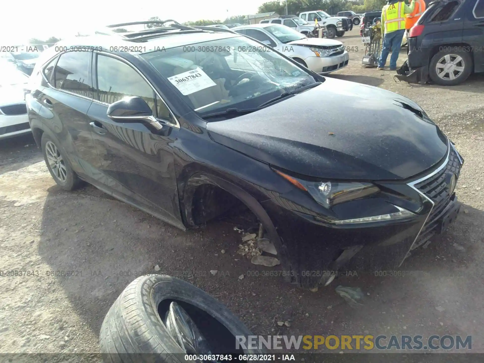 1 Photograph of a damaged car JTJYARBZ0K2118229 LEXUS NX 2019