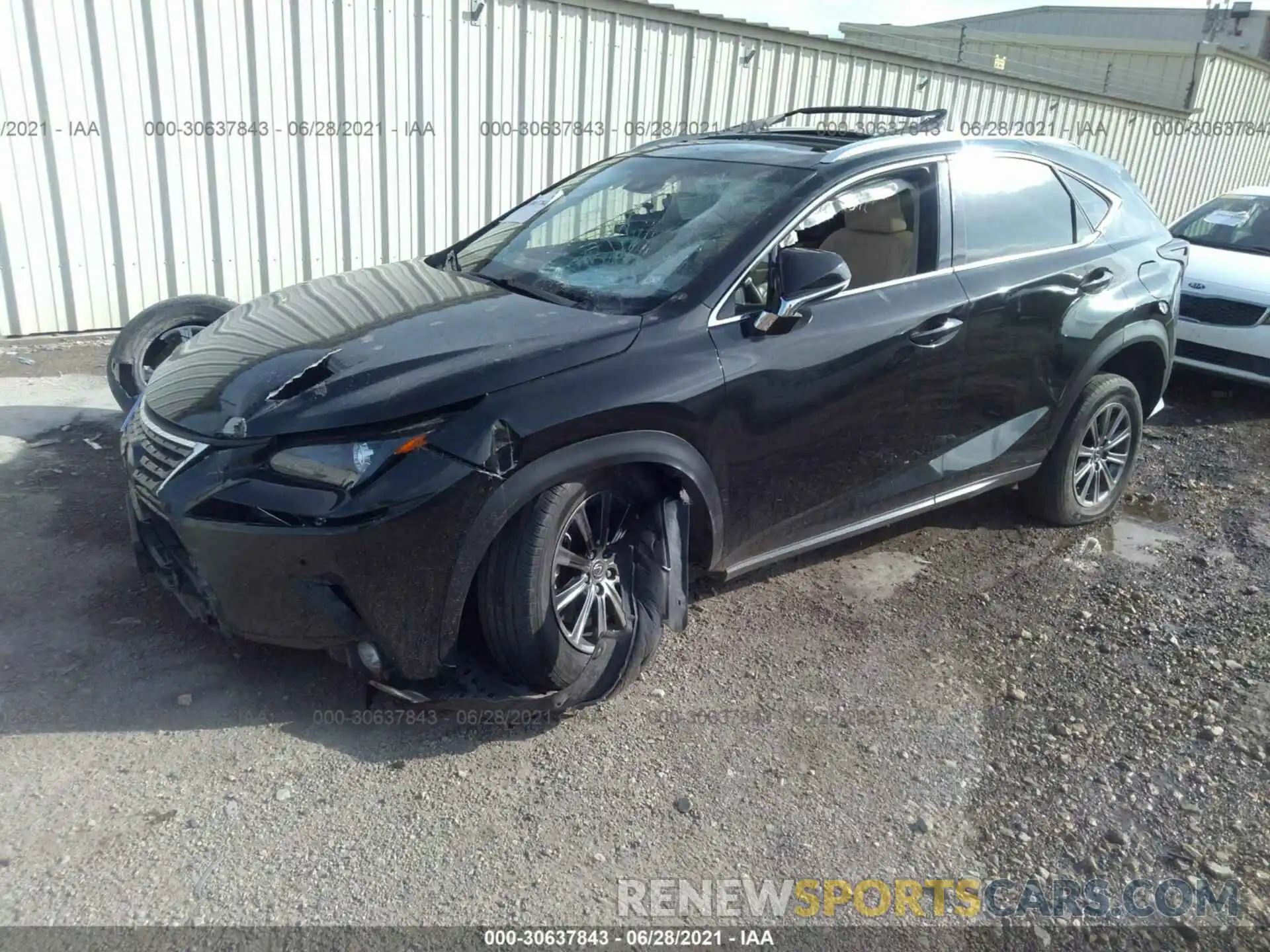 2 Photograph of a damaged car JTJYARBZ0K2118229 LEXUS NX 2019