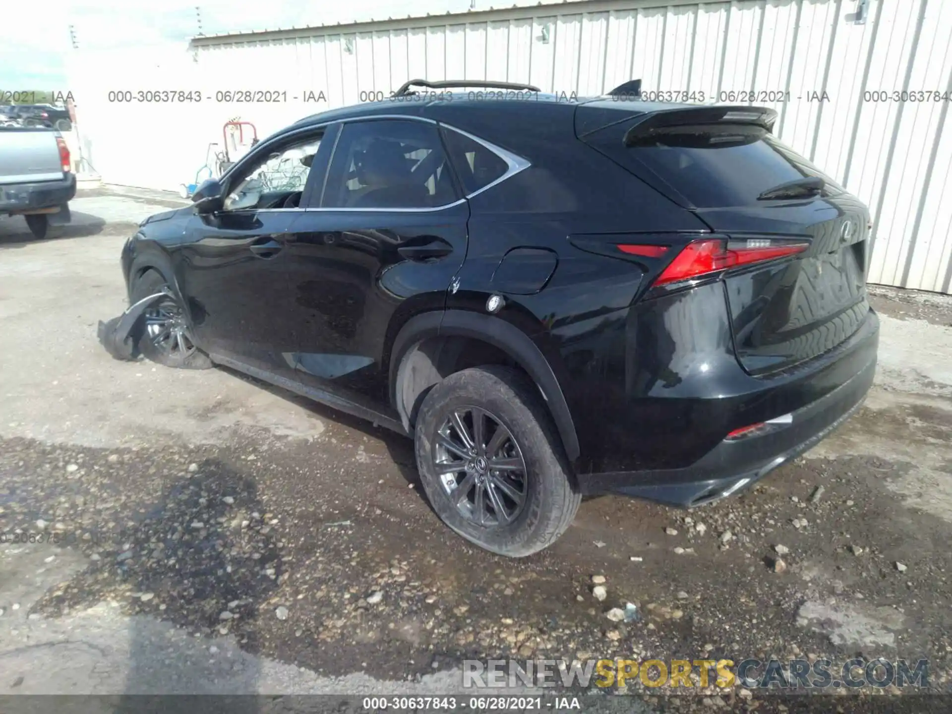 3 Фотография поврежденного автомобиля JTJYARBZ0K2118229 LEXUS NX 2019