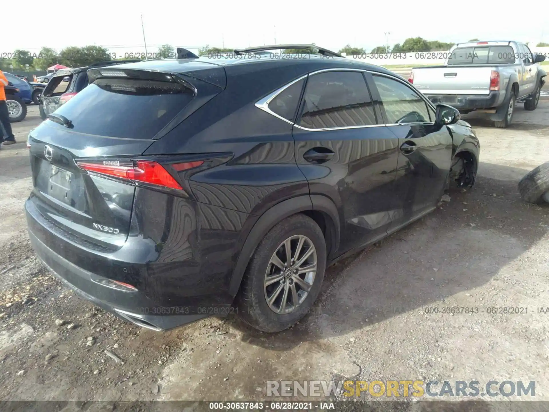 4 Фотография поврежденного автомобиля JTJYARBZ0K2118229 LEXUS NX 2019