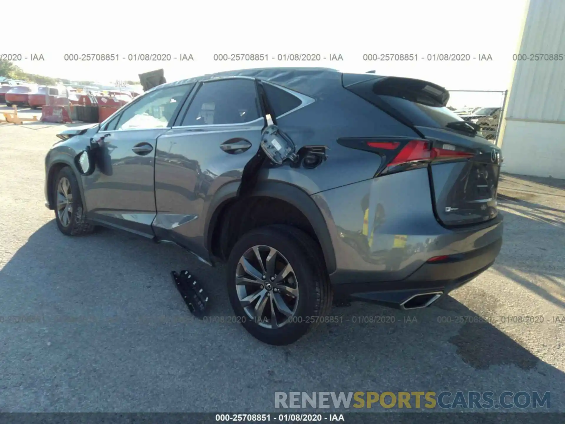 3 Photograph of a damaged car JTJYARBZ0K2121955 LEXUS NX 2019