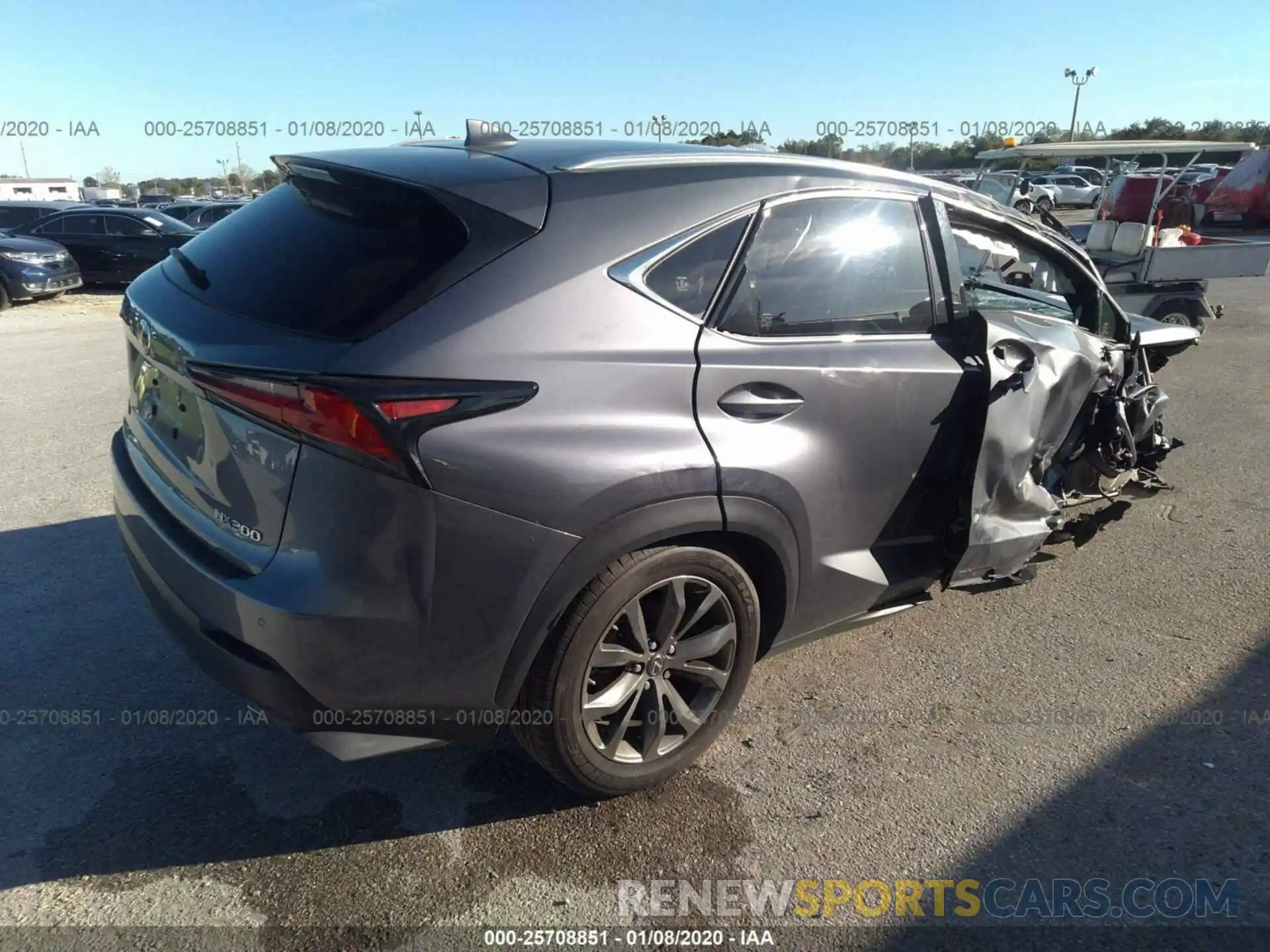 4 Photograph of a damaged car JTJYARBZ0K2121955 LEXUS NX 2019