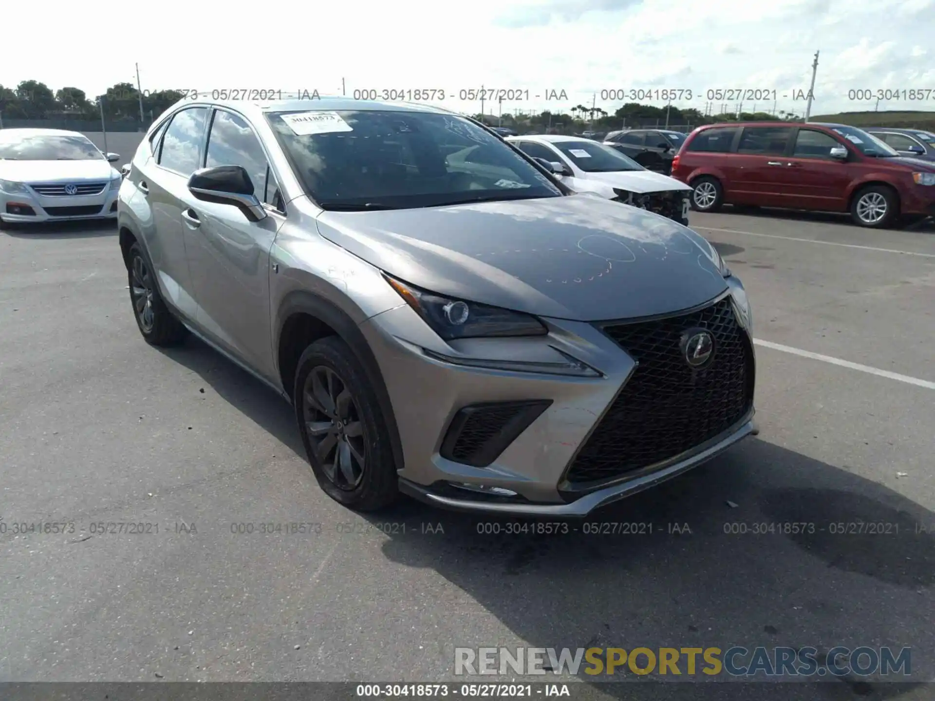 6 Фотография поврежденного автомобиля JTJYARBZ0K2122698 LEXUS NX 2019