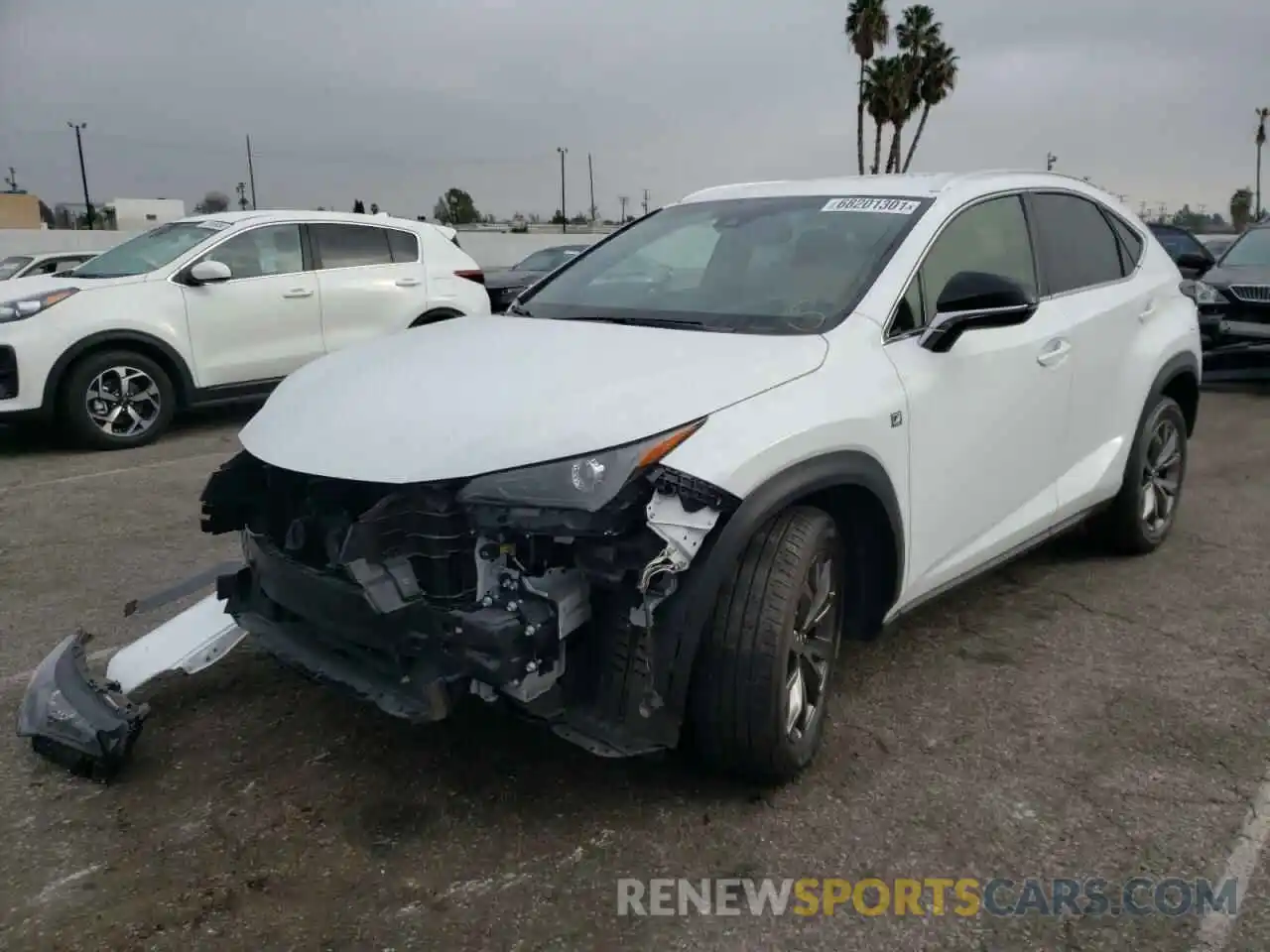 2 Photograph of a damaged car JTJYARBZ0K2122992 LEXUS NX 2019