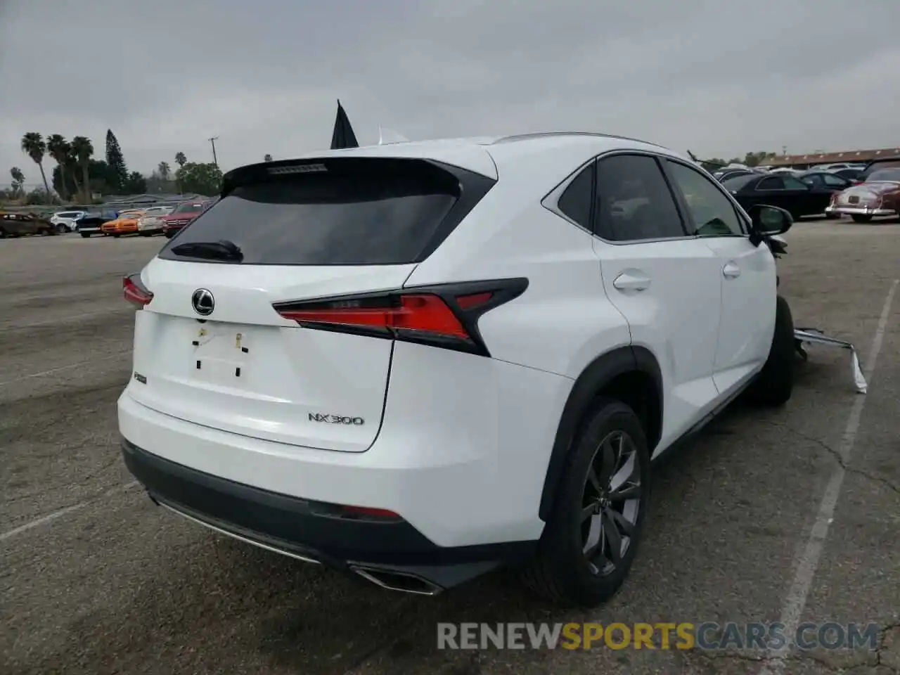 4 Фотография поврежденного автомобиля JTJYARBZ0K2122992 LEXUS NX 2019