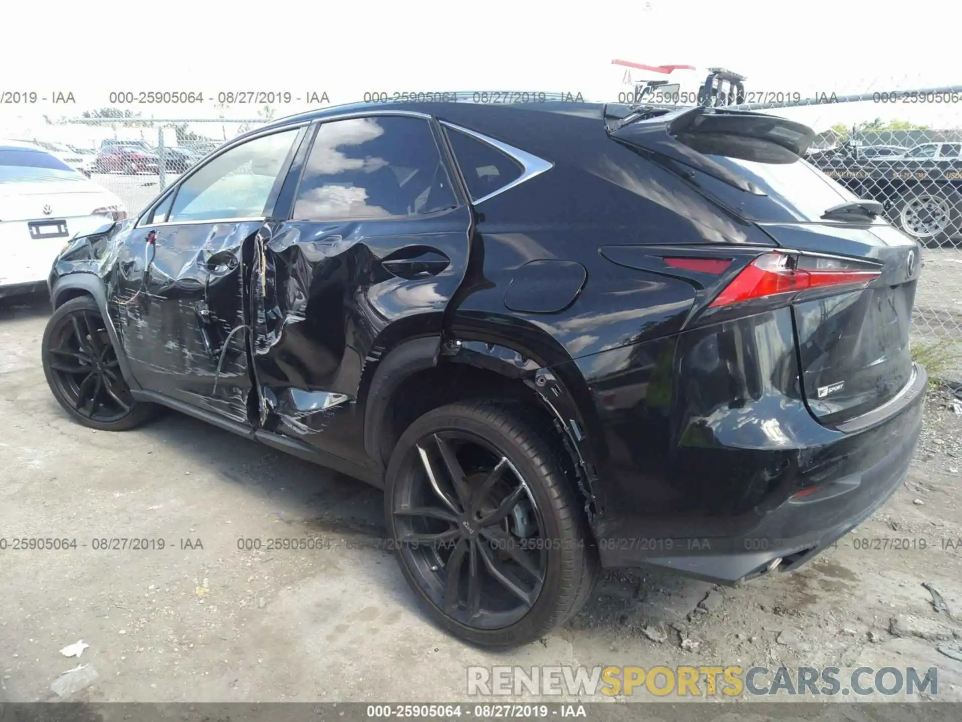 3 Photograph of a damaged car JTJYARBZ0K2124886 LEXUS NX 2019