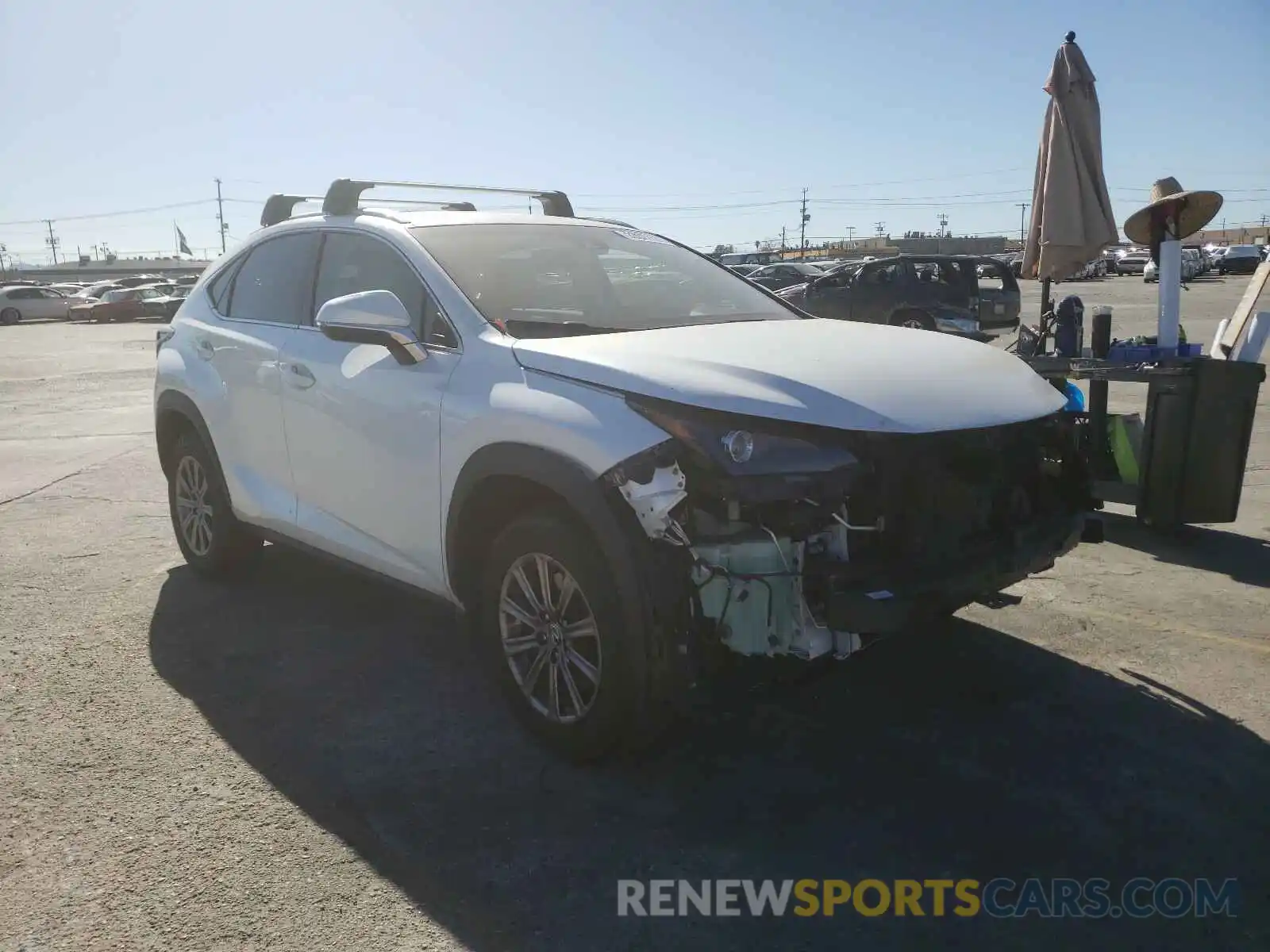 1 Photograph of a damaged car JTJYARBZ0K2125374 LEXUS NX 2019