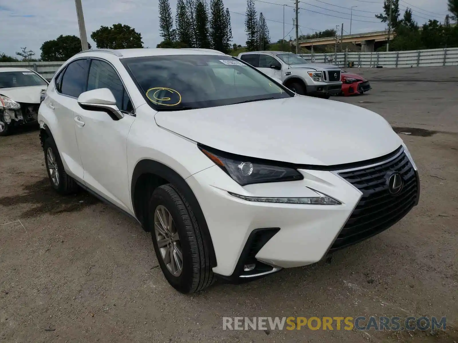 1 Photograph of a damaged car JTJYARBZ0K2125777 LEXUS NX 2019