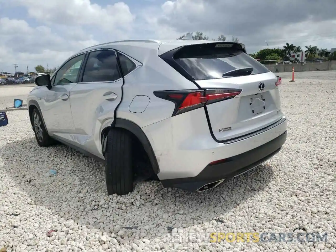 3 Фотография поврежденного автомобиля JTJYARBZ0K2125956 LEXUS NX 2019