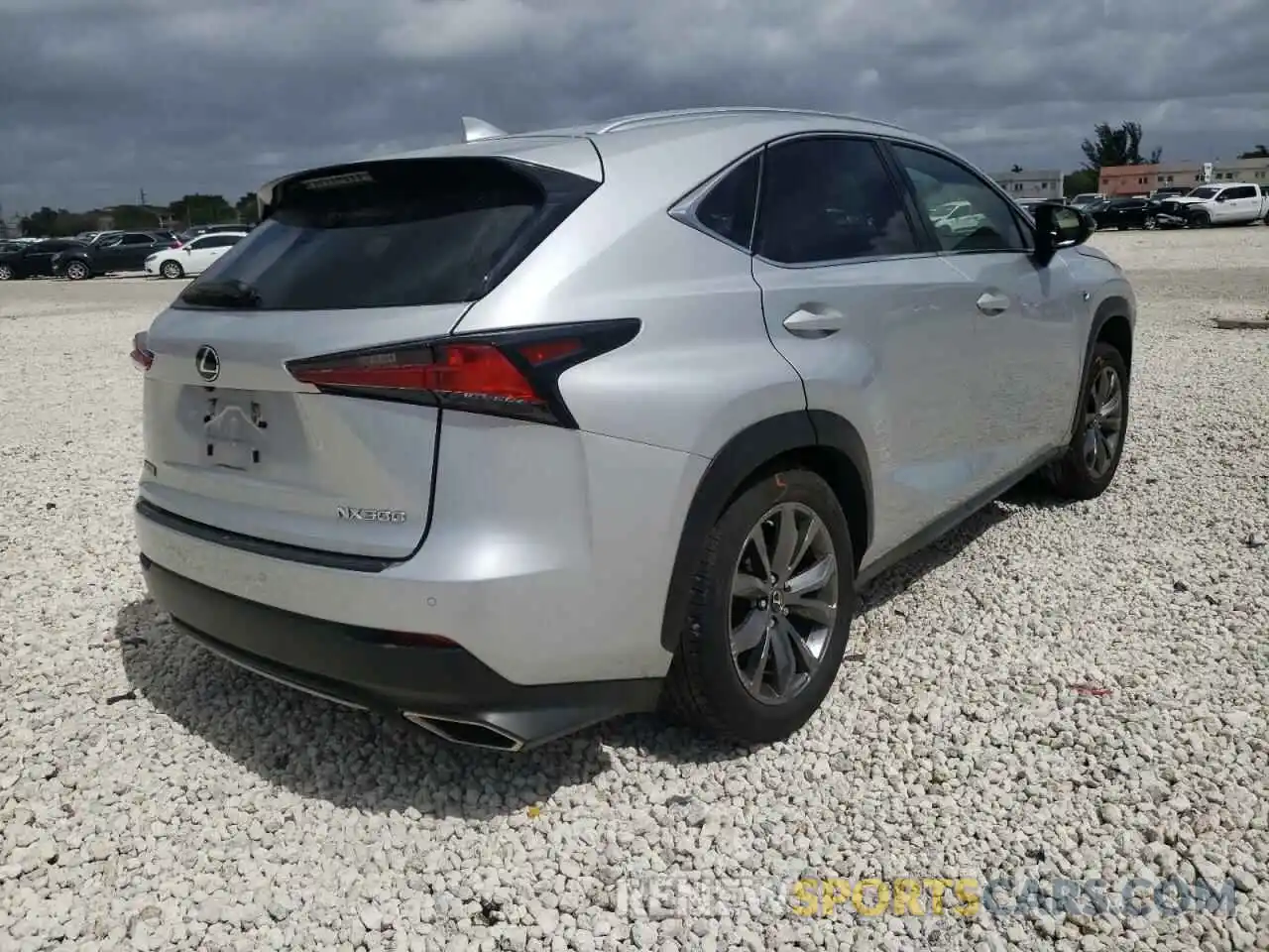 4 Фотография поврежденного автомобиля JTJYARBZ0K2125956 LEXUS NX 2019