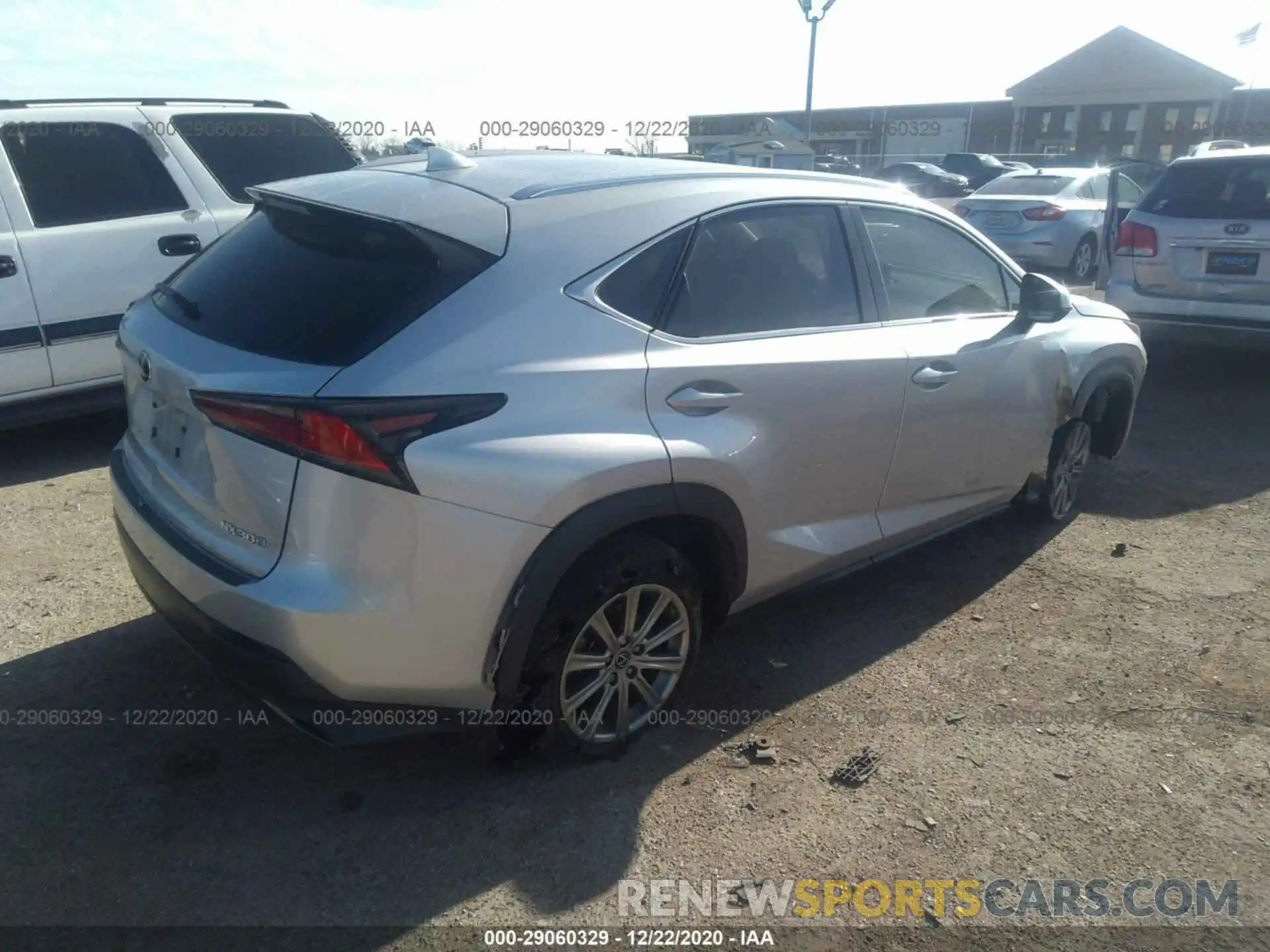 4 Фотография поврежденного автомобиля JTJYARBZ0K2126265 LEXUS NX 2019