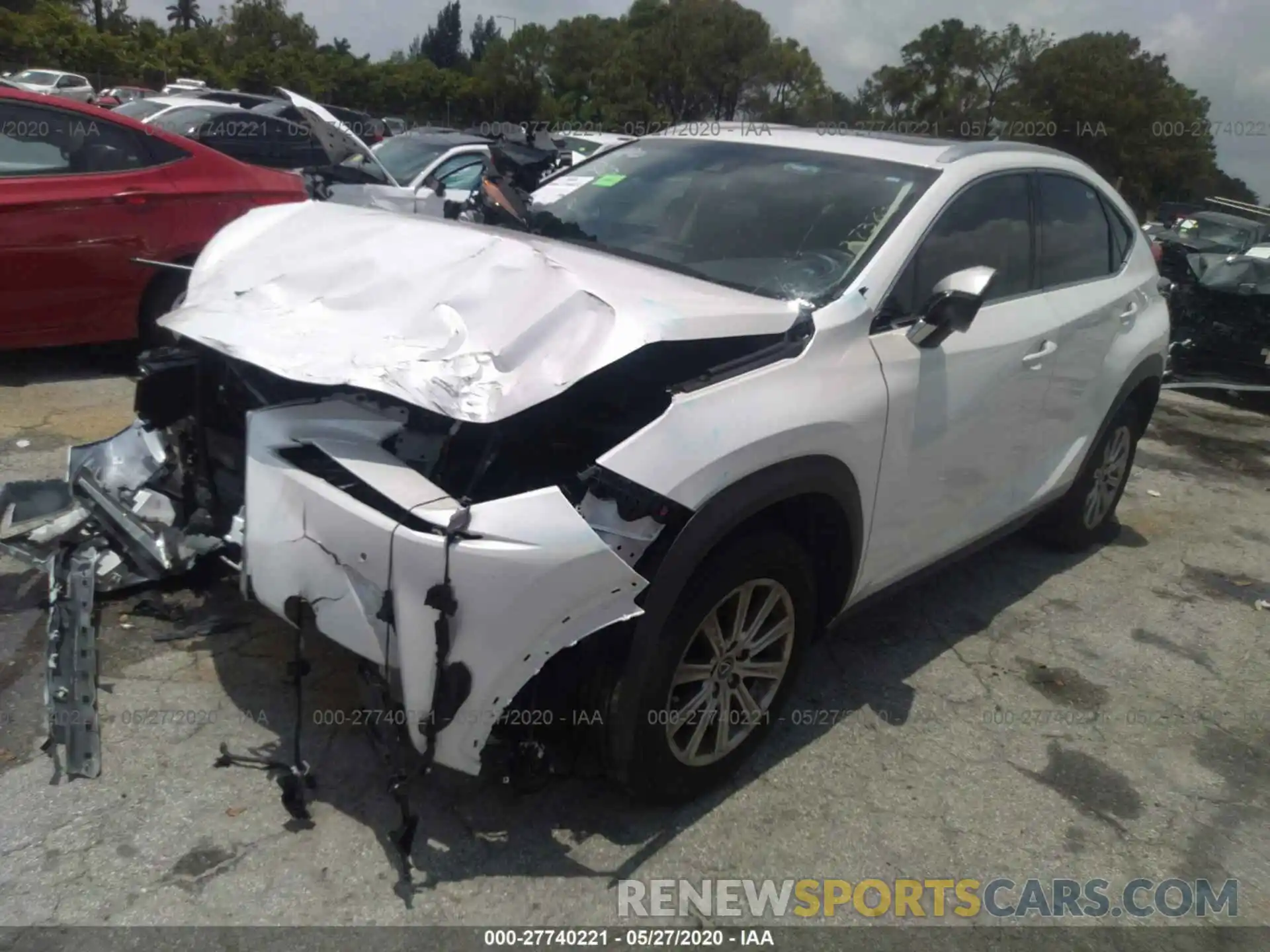 2 Photograph of a damaged car JTJYARBZ0K2127383 LEXUS NX 2019