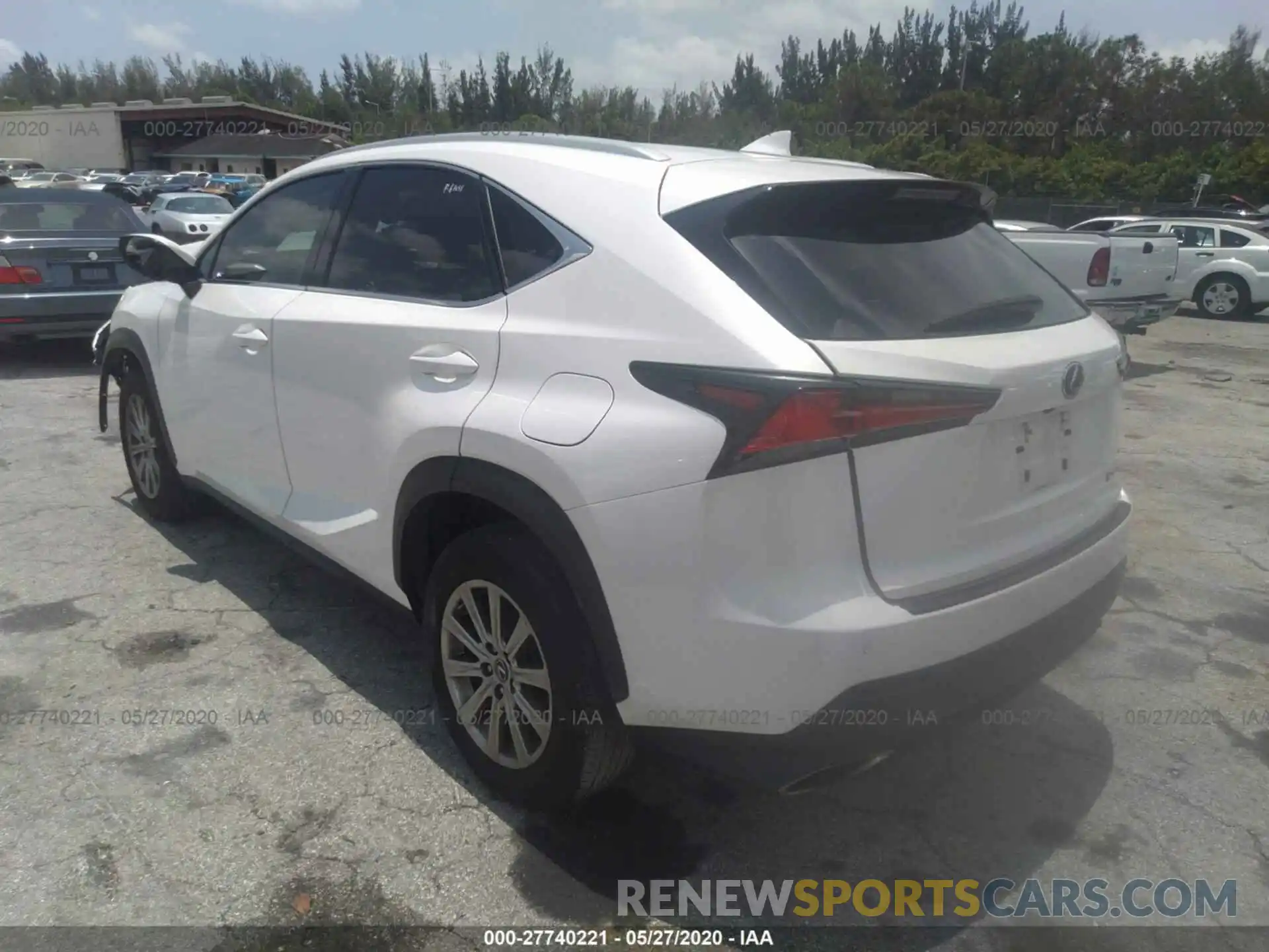 3 Фотография поврежденного автомобиля JTJYARBZ0K2127383 LEXUS NX 2019