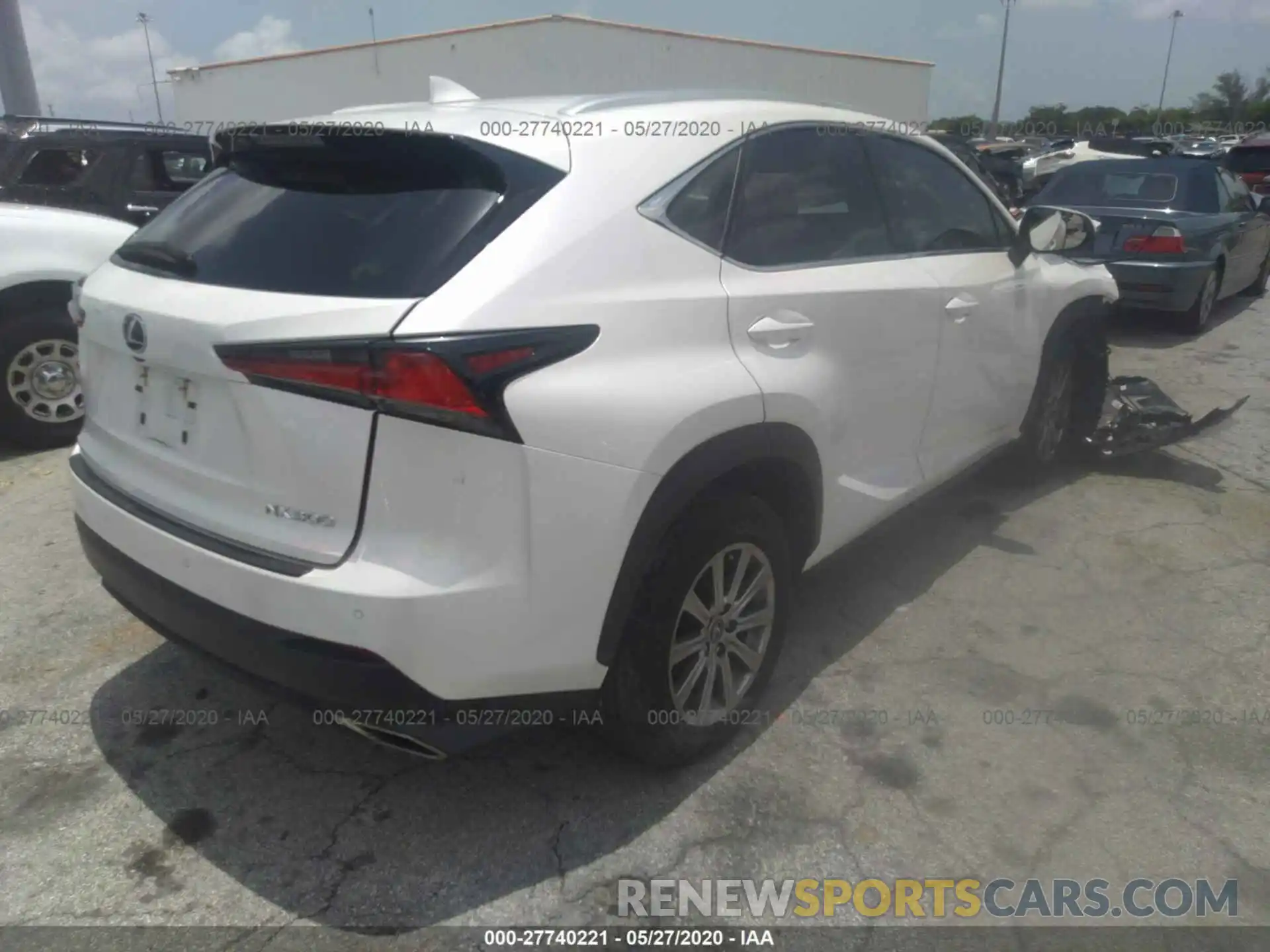 4 Фотография поврежденного автомобиля JTJYARBZ0K2127383 LEXUS NX 2019