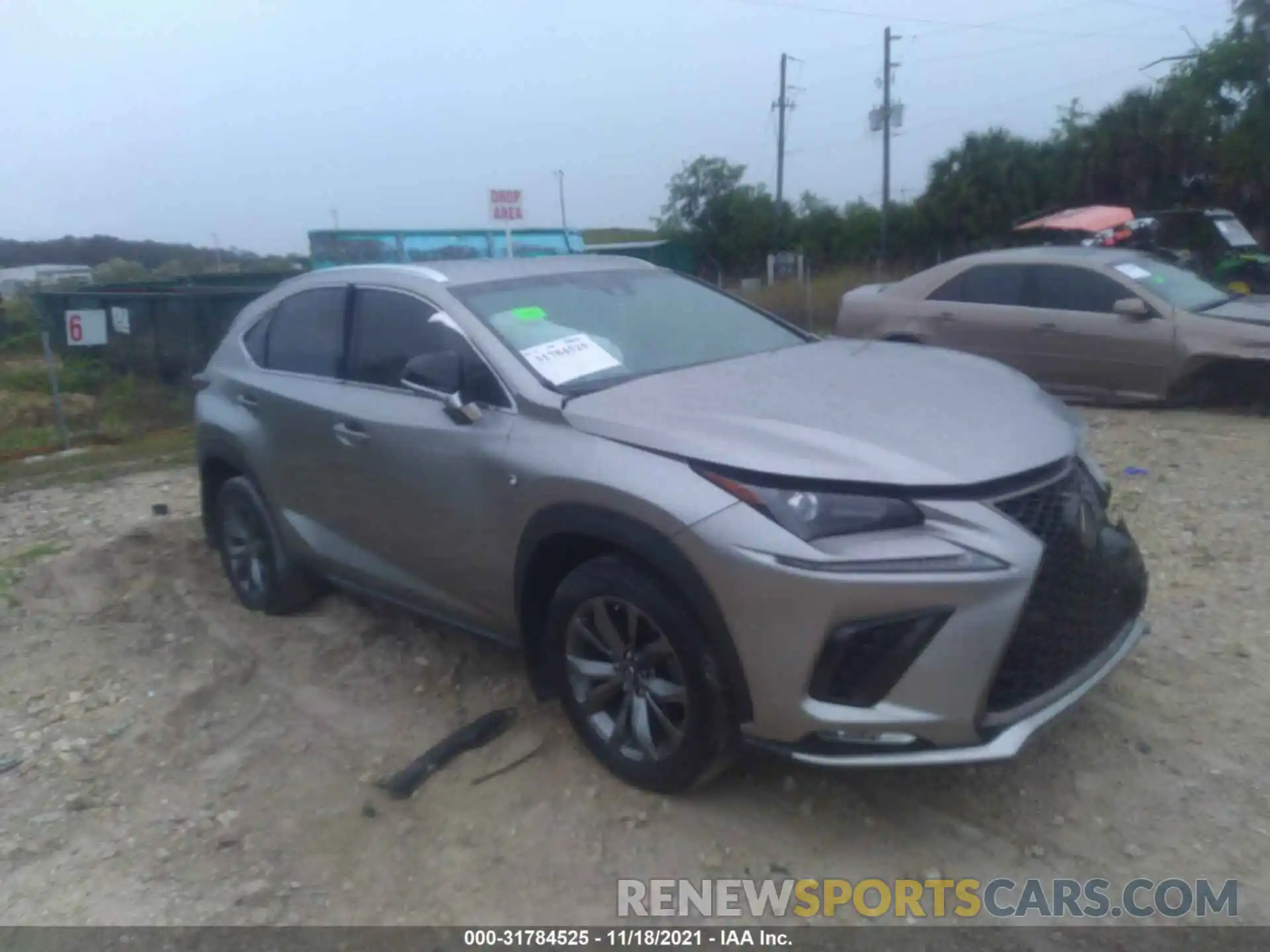 1 Photograph of a damaged car JTJYARBZ0K2127867 LEXUS NX 2019