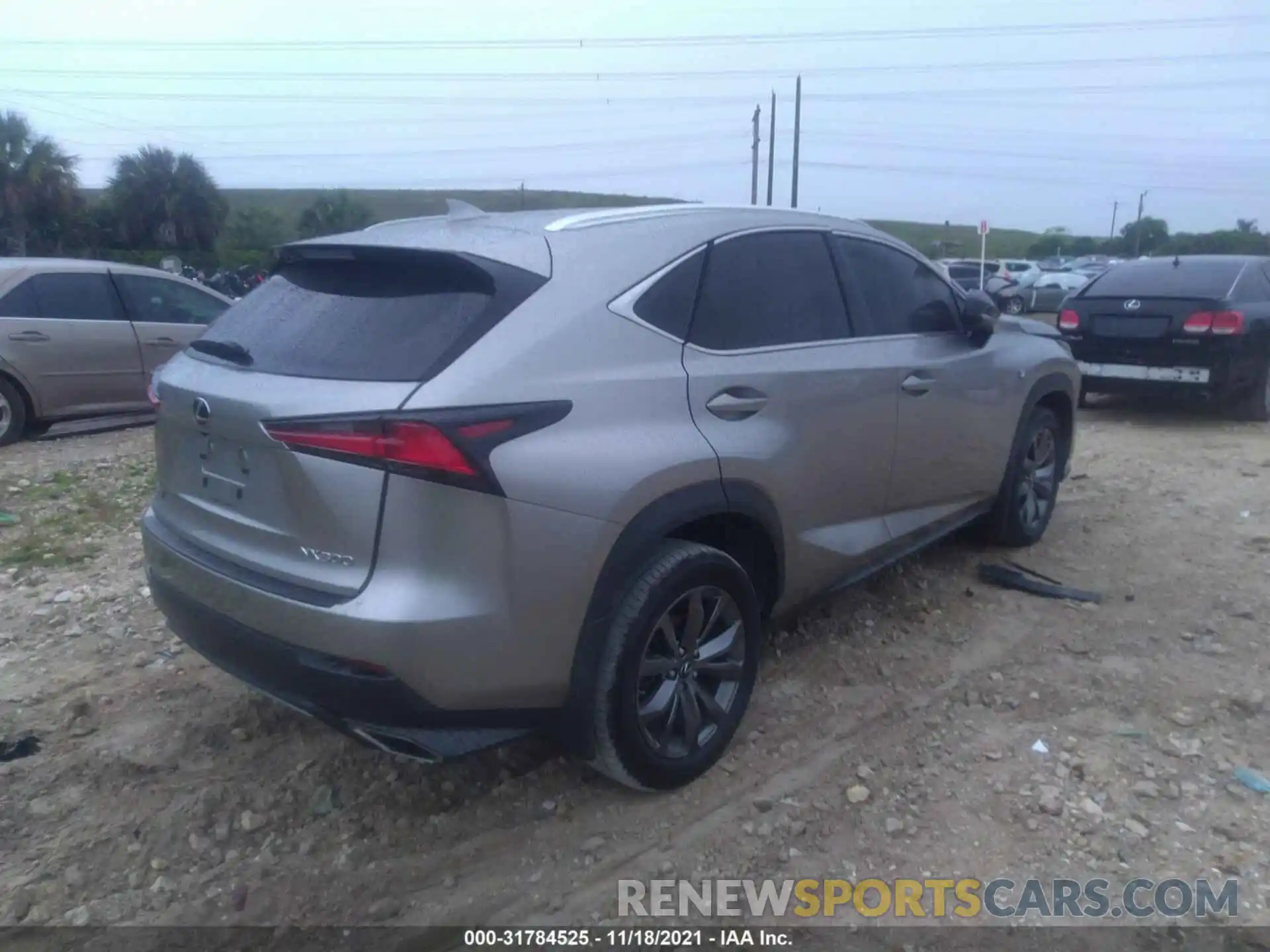 4 Фотография поврежденного автомобиля JTJYARBZ0K2127867 LEXUS NX 2019