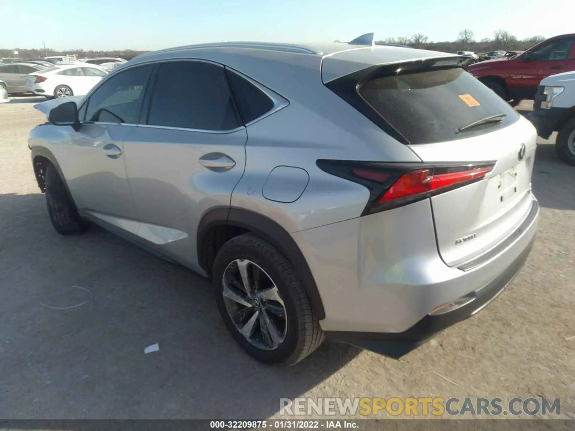 3 Фотография поврежденного автомобиля JTJYARBZ0K2127996 LEXUS NX 2019