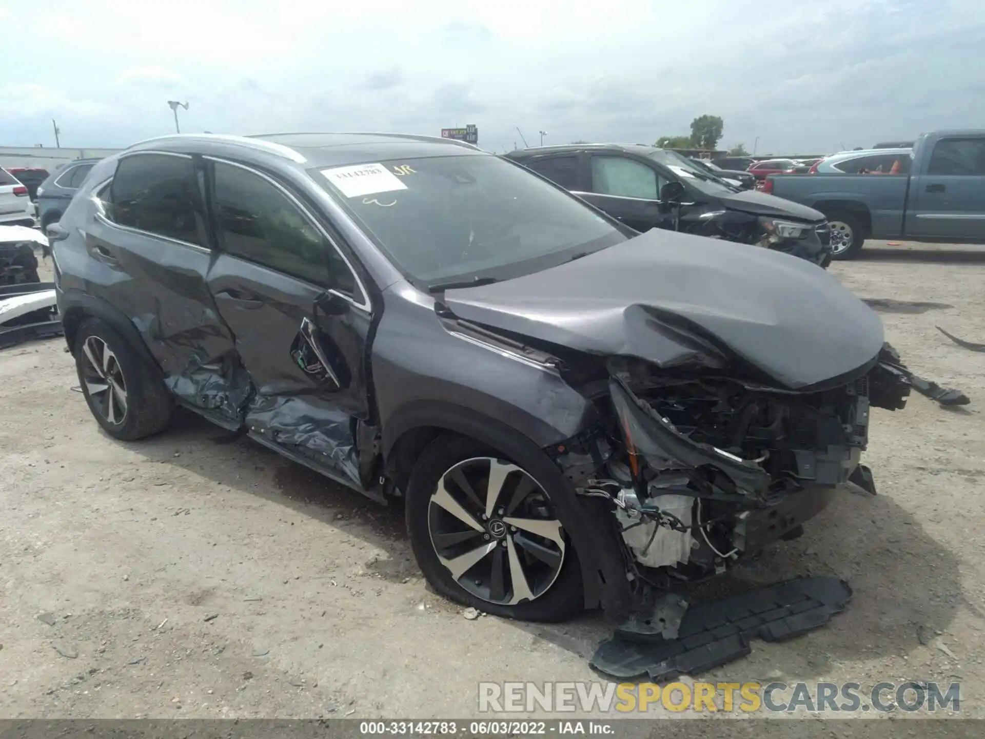 1 Photograph of a damaged car JTJYARBZ0K2129456 LEXUS NX 2019