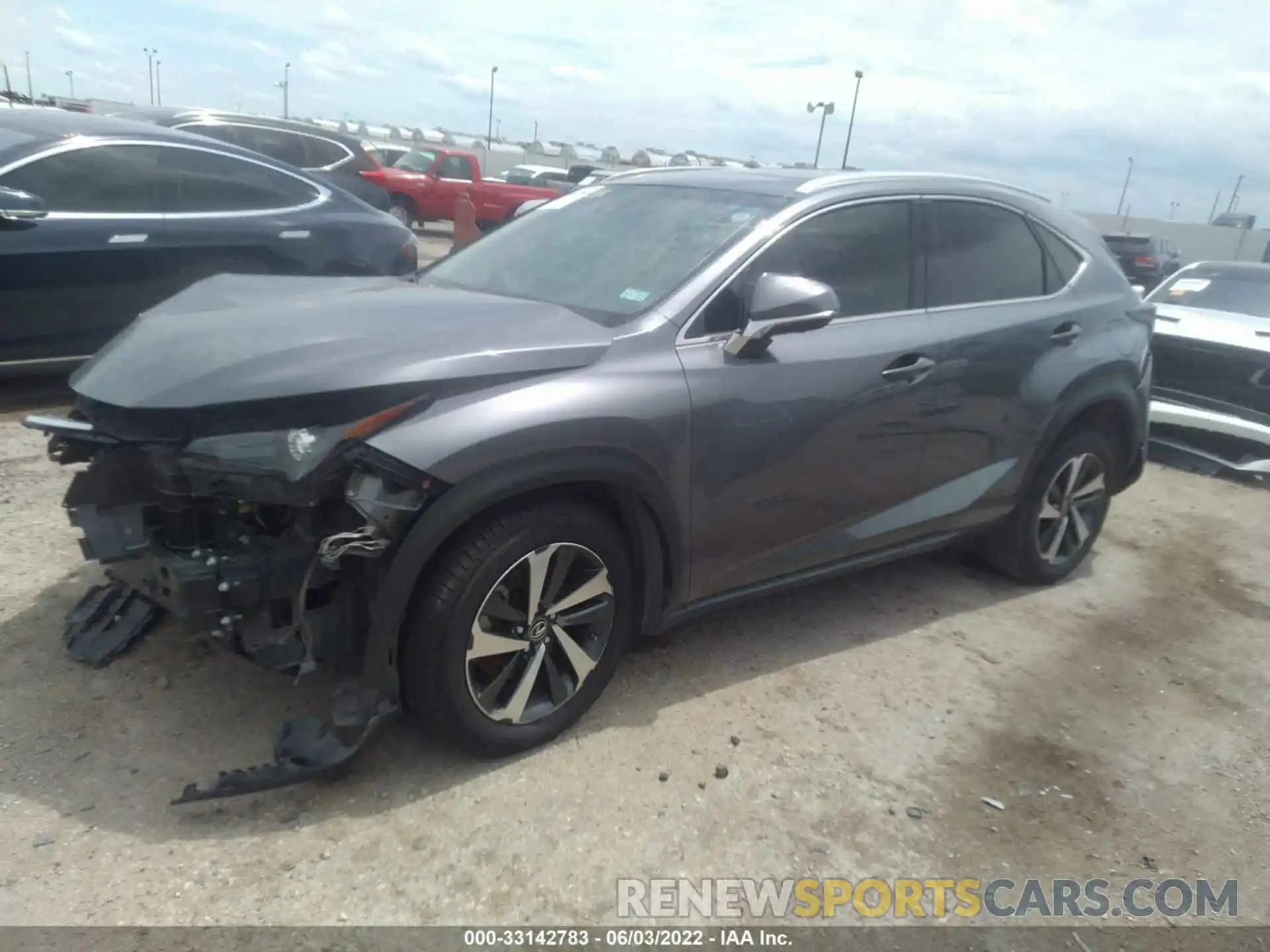 2 Photograph of a damaged car JTJYARBZ0K2129456 LEXUS NX 2019