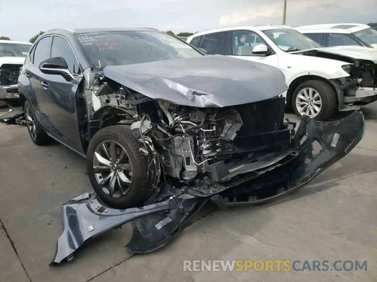 1 Photograph of a damaged car JTJYARBZ0K2130297 LEXUS NX 2019